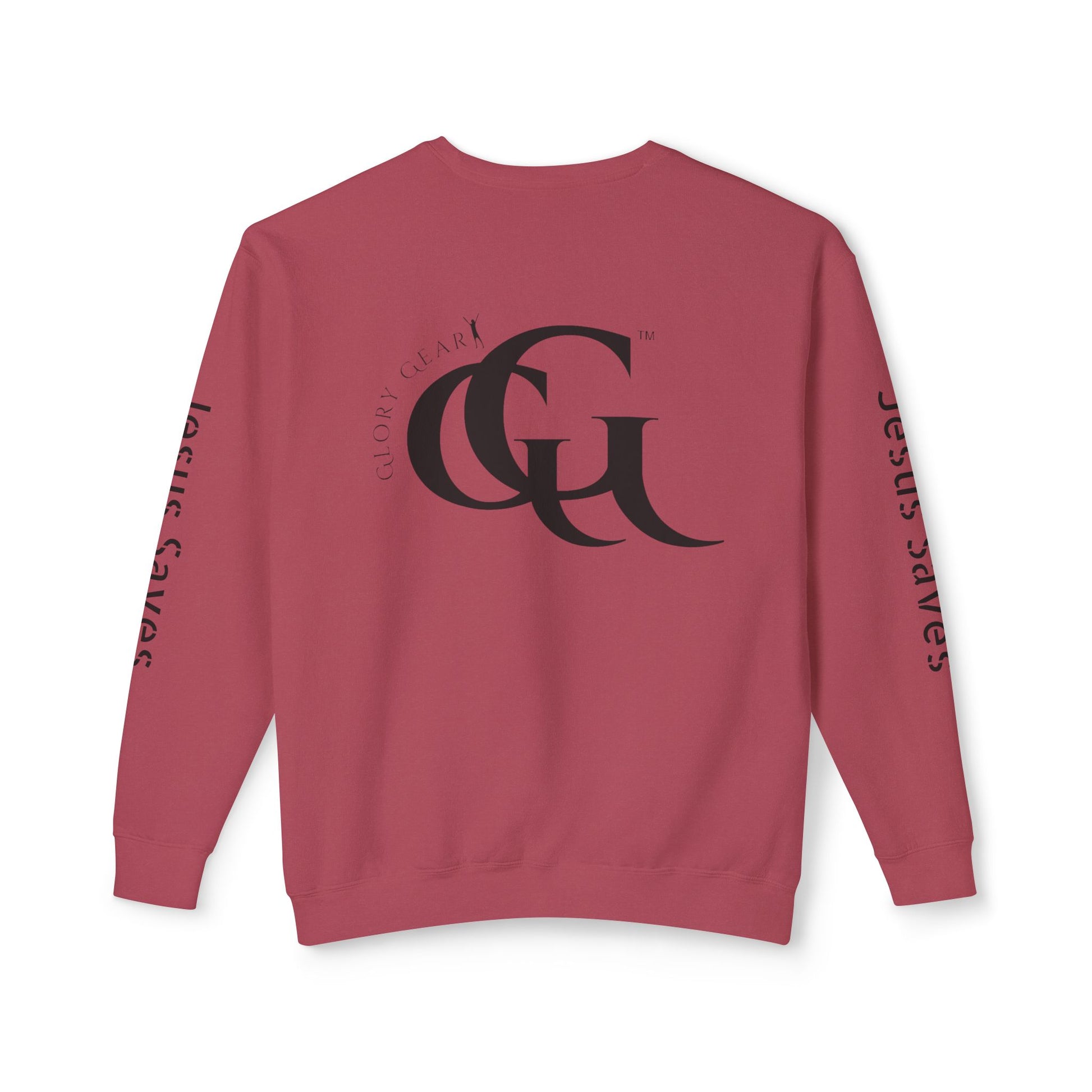 Inspirational Unisex Crewneck Sweatshirt - Glory Gear 'Jesus Saves' Design