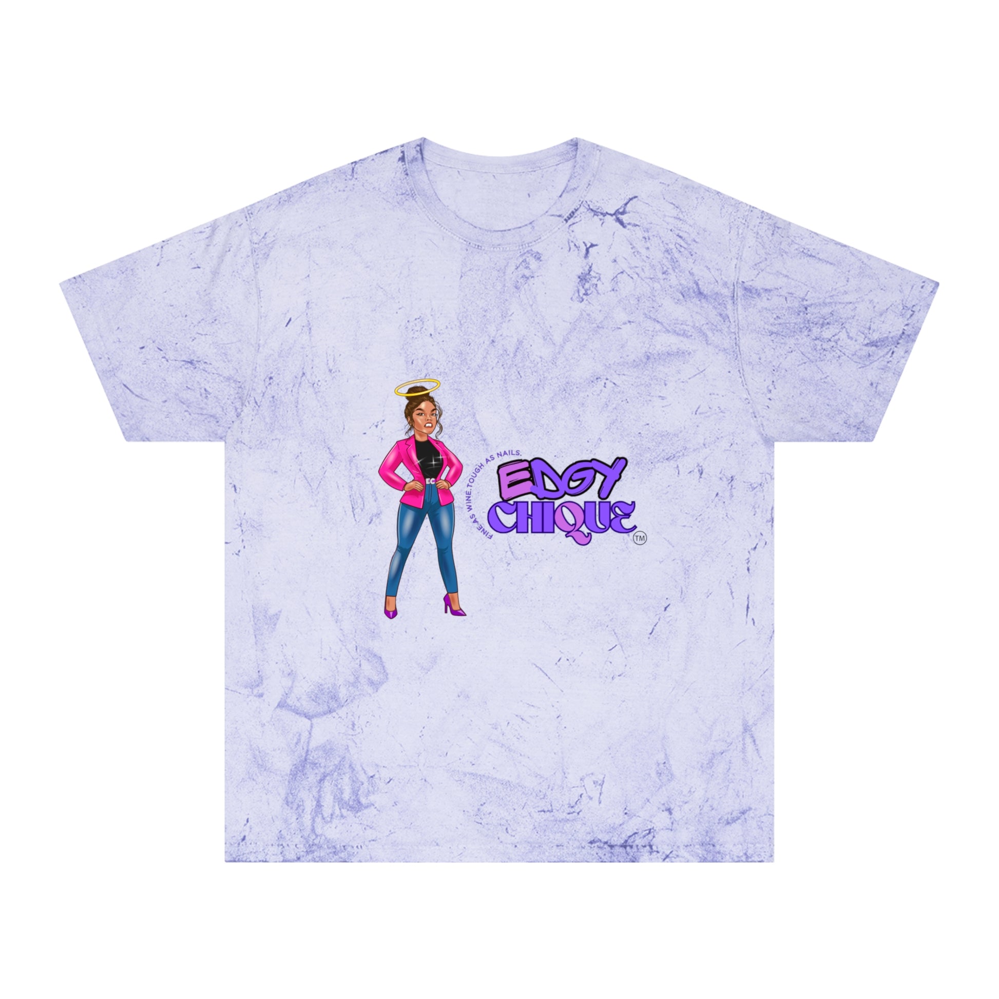 Edgy Chique Color Blast Unisex T-Shirt - Trendy & Fun Graphic Tee