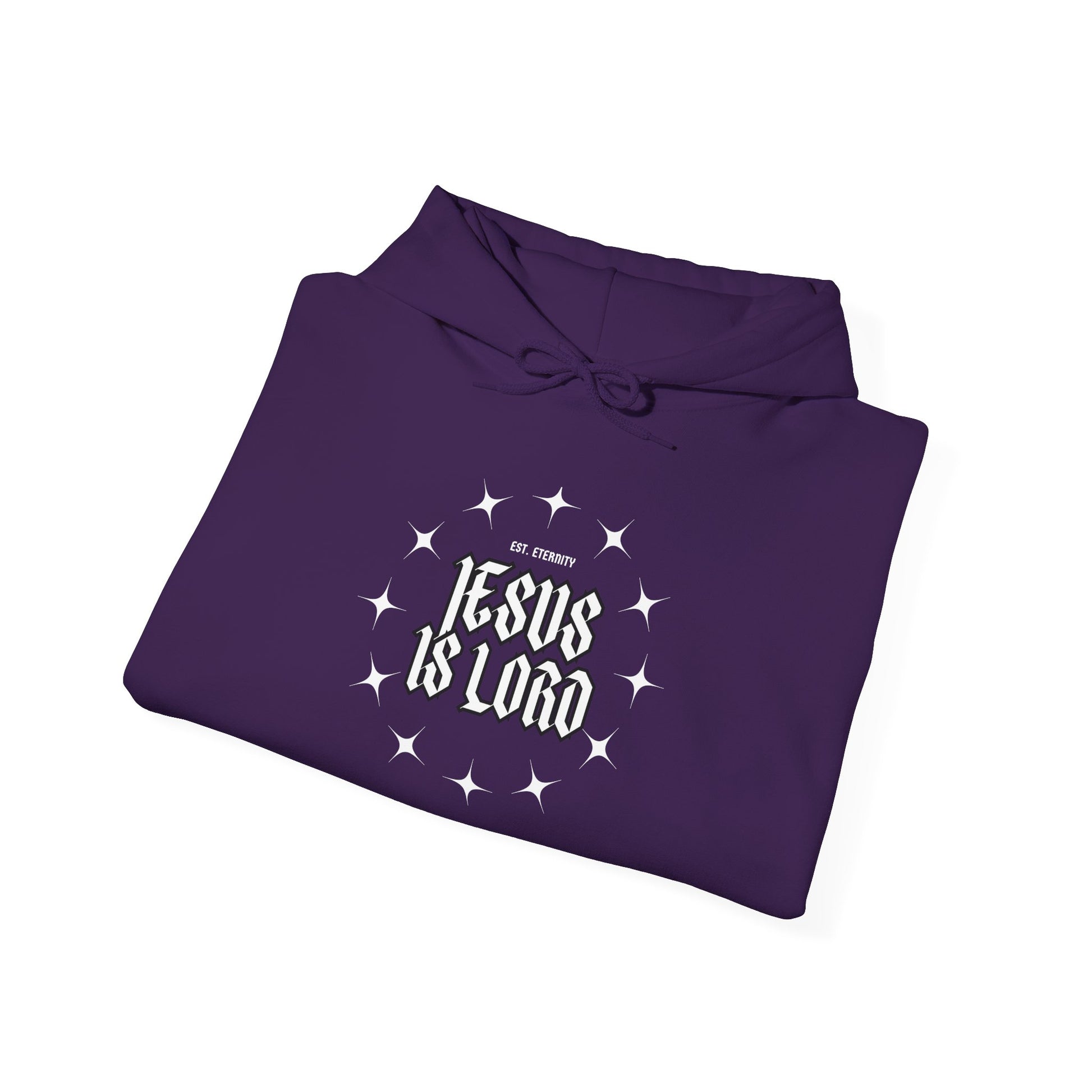 Unisex Heavy Hooded Sweatshirt - Jesus Is Lord Design