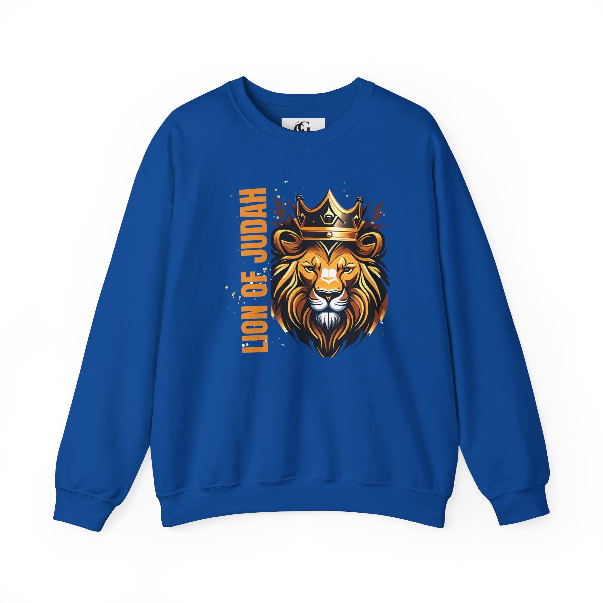 Collection of Lion of Judah Unisex Crewneck Sweatshirt - Faith-Inspired Apparel in a gallery layout