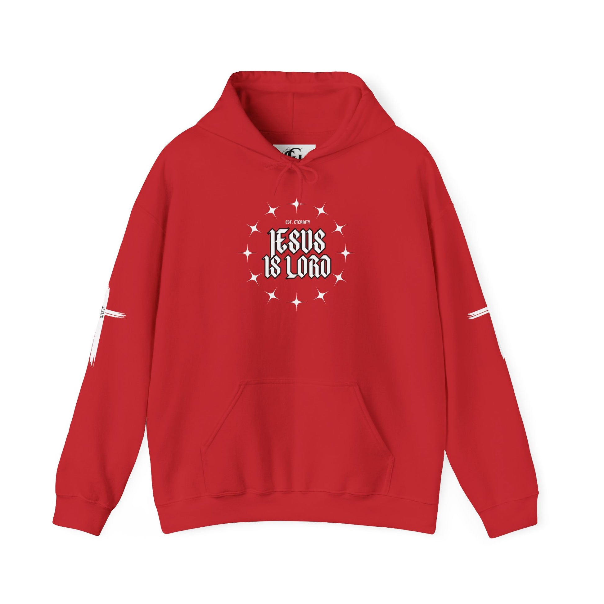 Unisex Heavy Hooded Sweatshirt - Jesus Is Lord Design