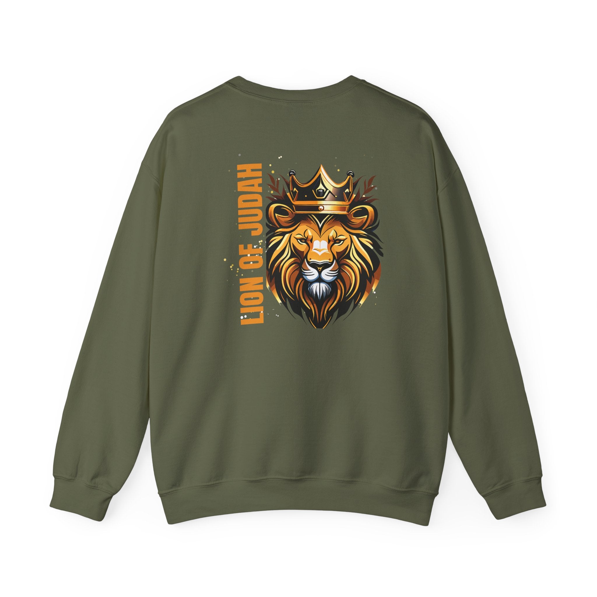 Collection of Lion of Judah Unisex Crewneck Sweatshirt - Faith-Inspired Apparel in a gallery layout