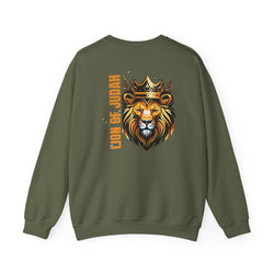 Collection of Lion of Judah Unisex Crewneck Sweatshirt - Faith-Inspired Apparel in a gallery layout