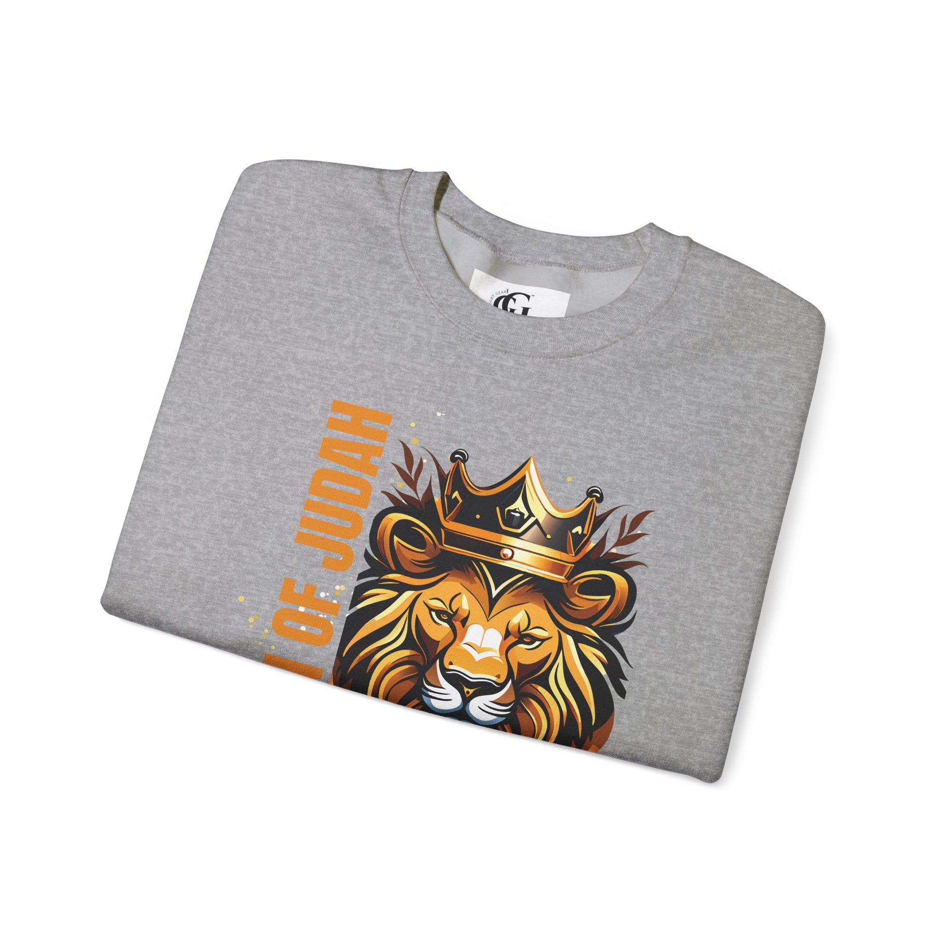 Lion of Judah Unisex Crewneck Sweatshirt - Faith-Inspired Apparel