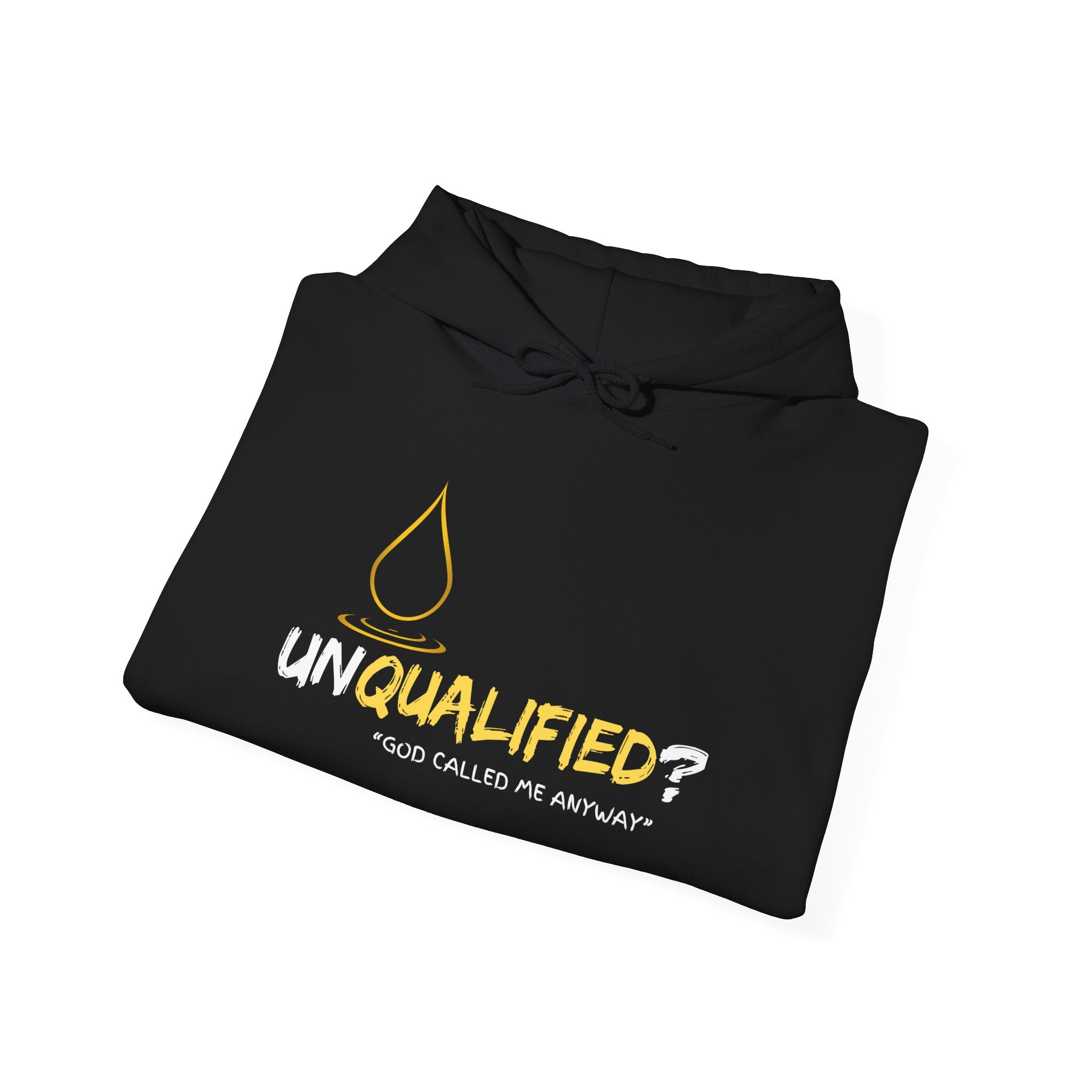 Collection of Unisex Hoodie: Unqualified? God Called Me Anyway - Faith-Inspired Apparel in a gallery layout