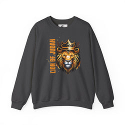 Collection of Lion of Judah Unisex Crewneck Sweatshirt - Faith-Inspired Apparel in a gallery layout