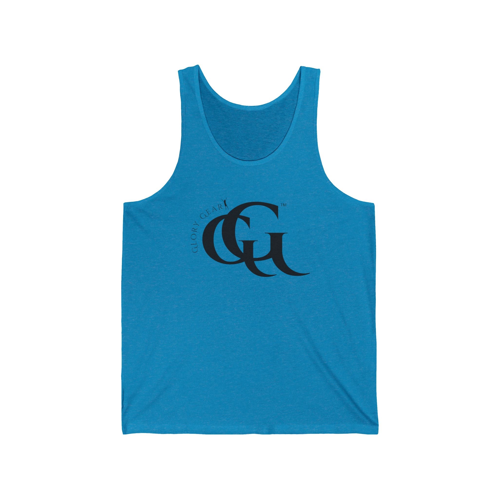 Collection of Glory Gear Unisex Jersey Tank Top - Cool Casual Wear with Stylish Logo in a gallery layout