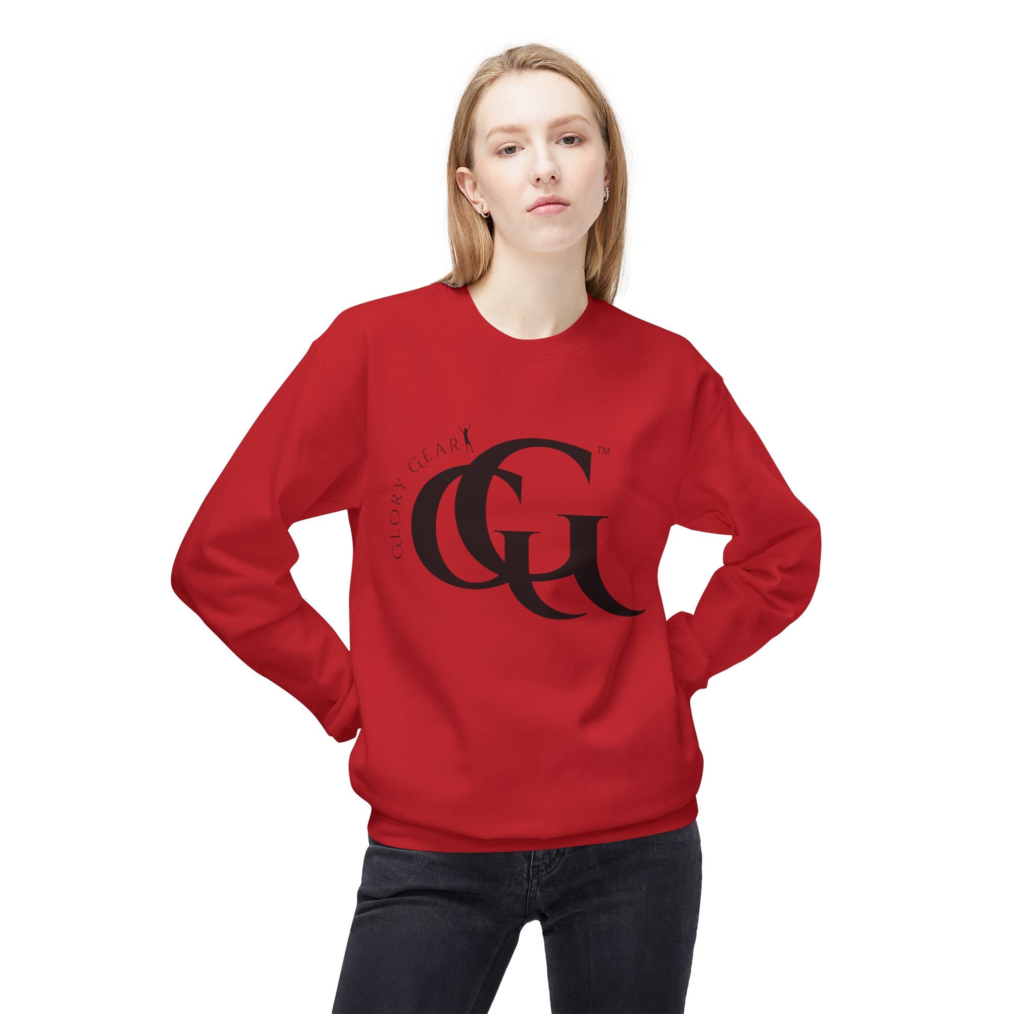 Collection of Glory Gear Unisex Midweight Softstyle Fleece Crewneck Sweatshirt in a gallery layout