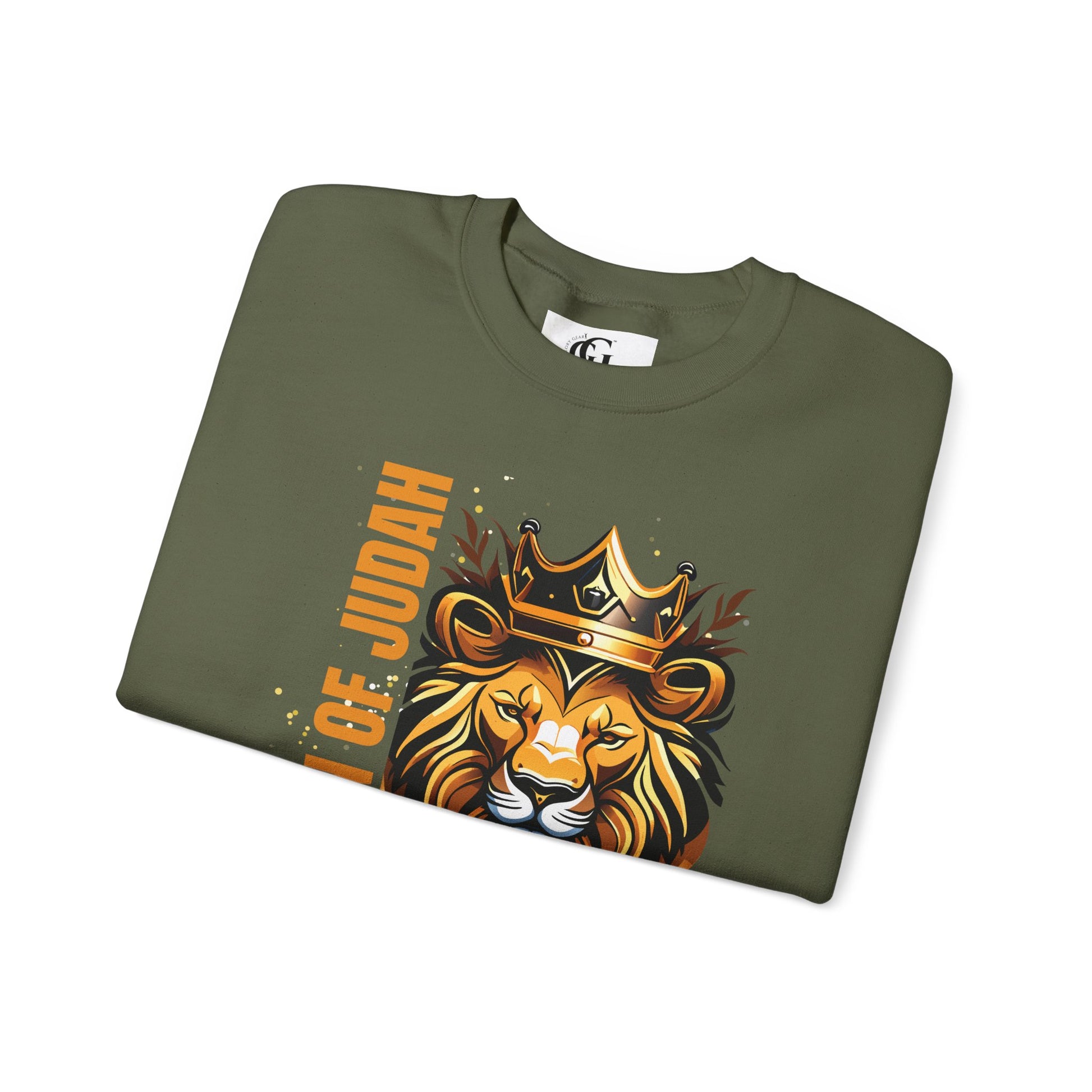 Lion of Judah Unisex Crewneck Sweatshirt - Faith-Inspired Apparel