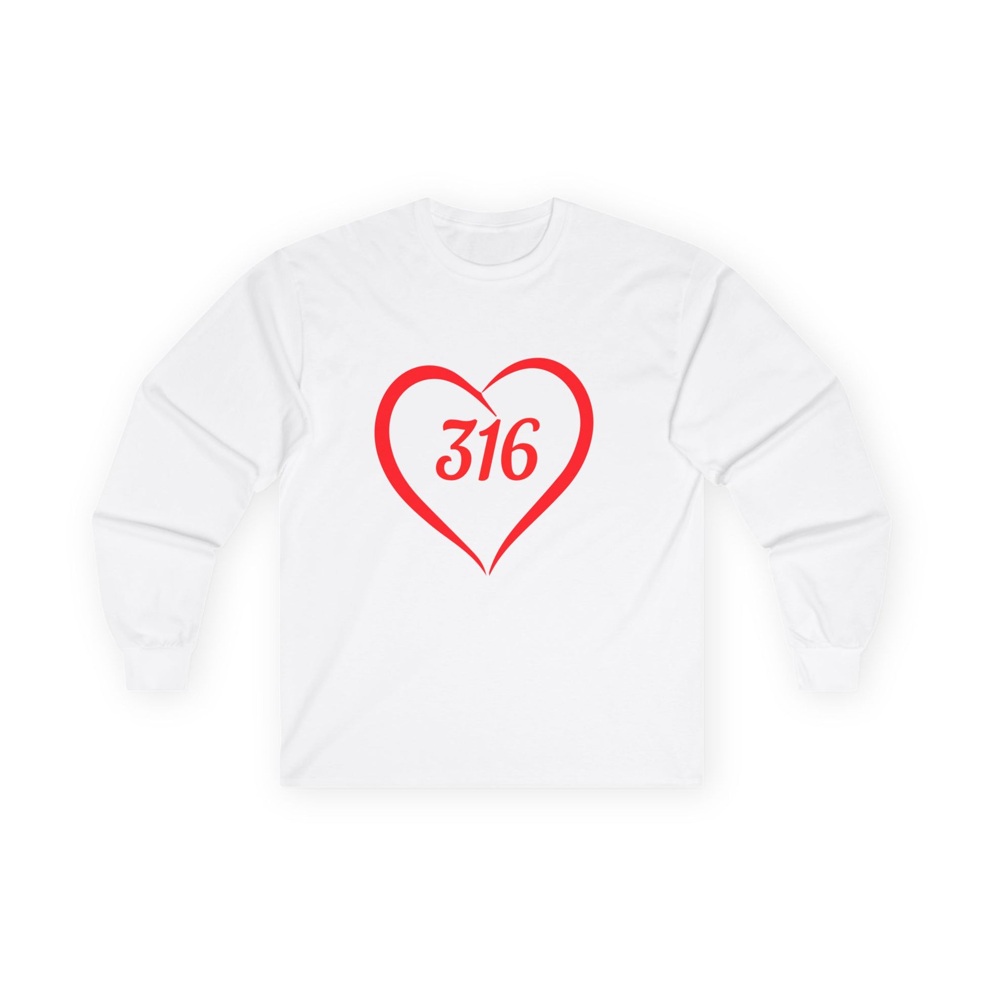 Heart 316 Unisex Ultra Cotton Long Sleeve Tee - Perfect Gift for Faith & Love Events