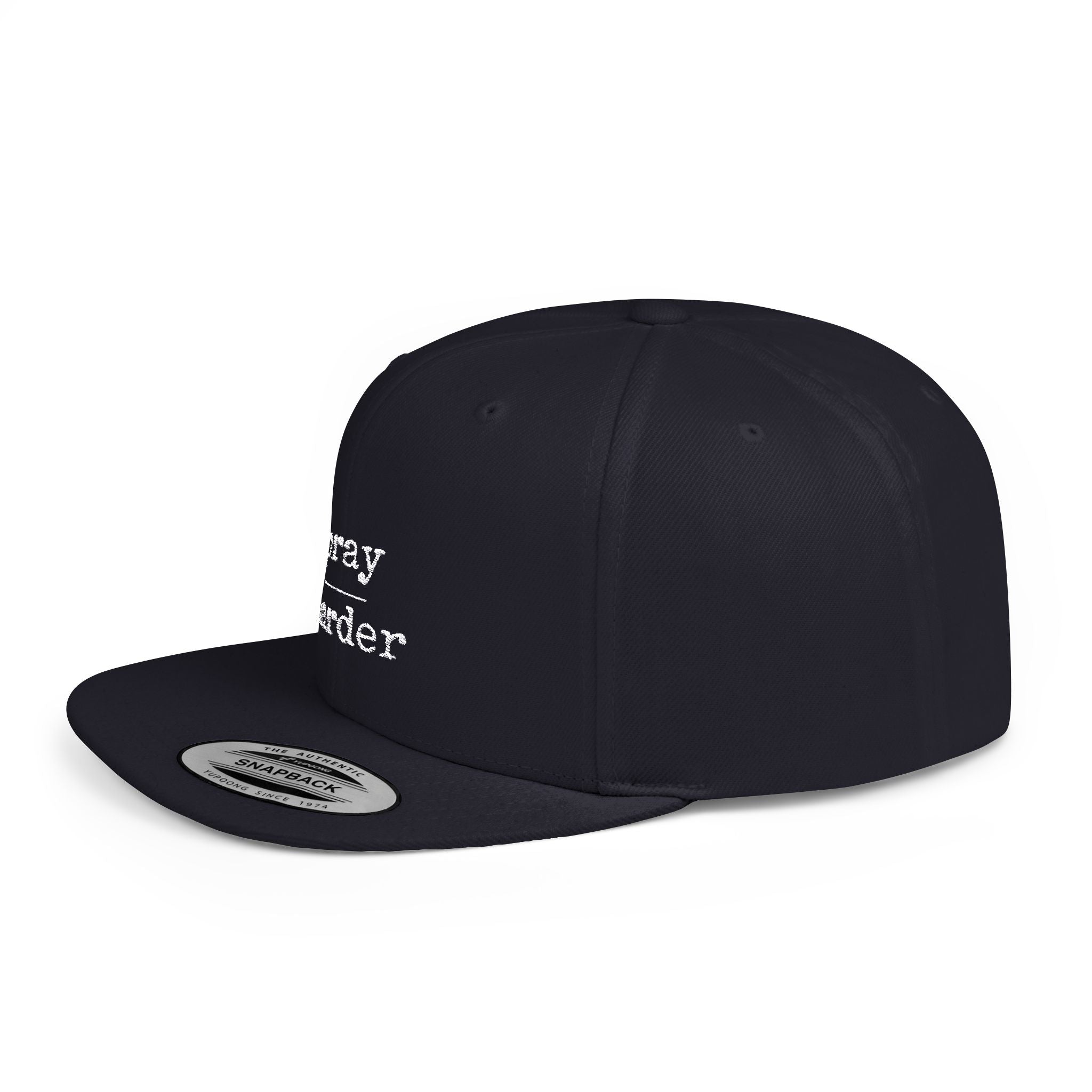 Collection of Pray Harder Flat Bill Snapback Hat - Motivational Cap for Daily Inspiration in a gallery layout