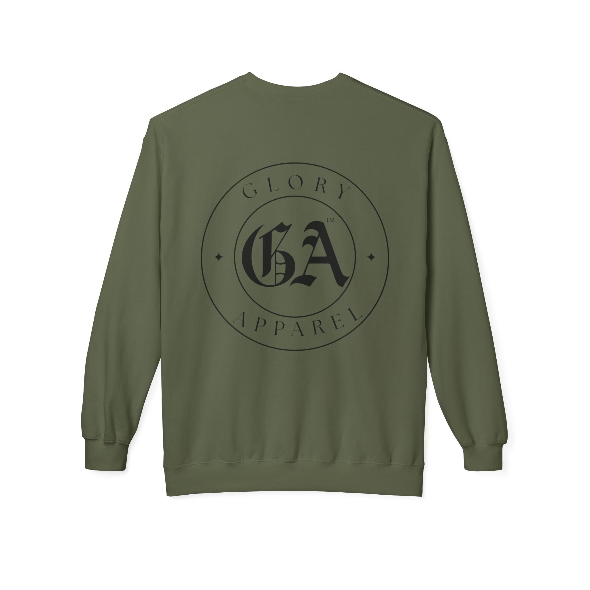 Collection of Glory Apparel Unisex Fleece Crewneck Sweatshirt in a gallery layout