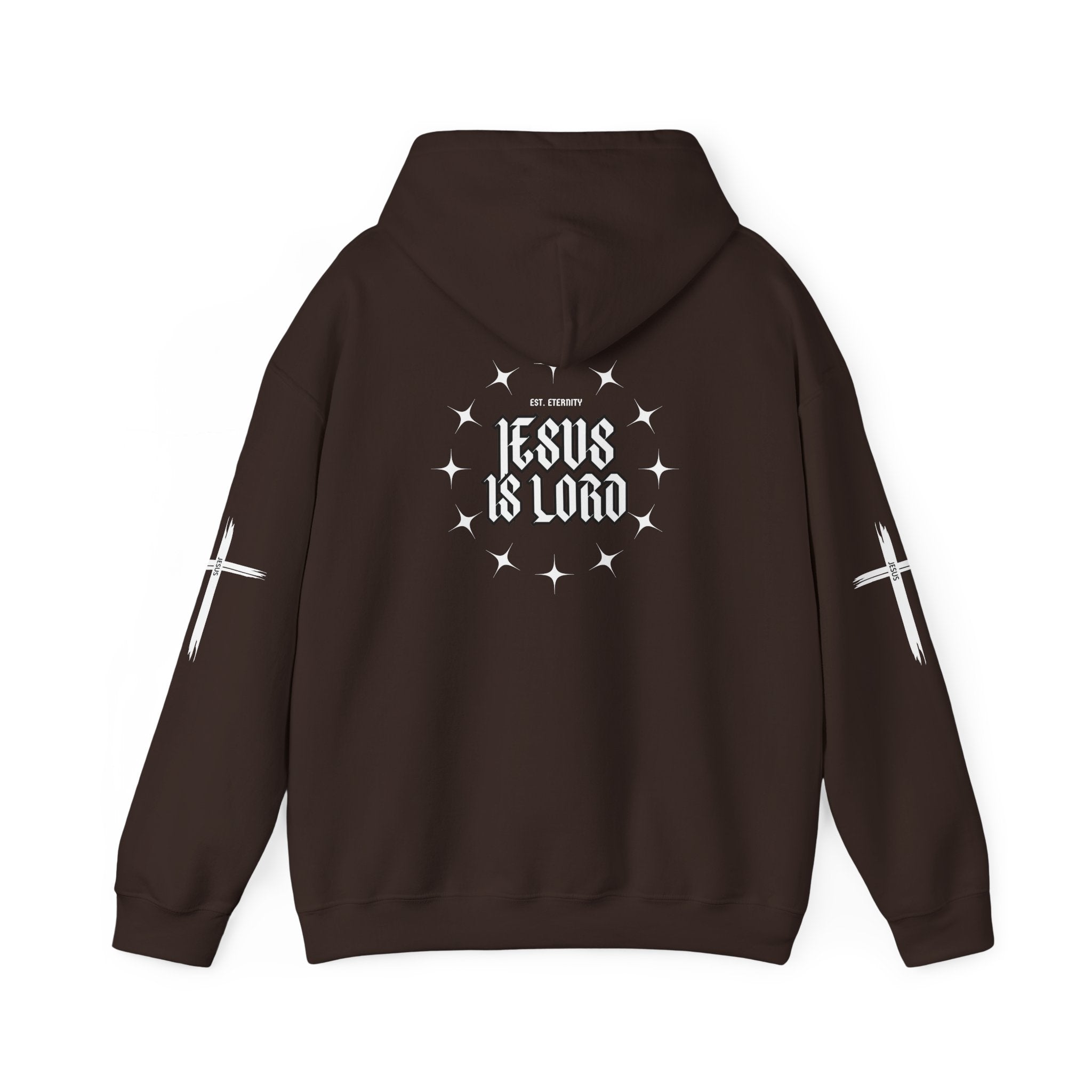 Collection of Unisex Heavy Hooded Sweatshirt - Jesus Is Lord Design in a gallery layout