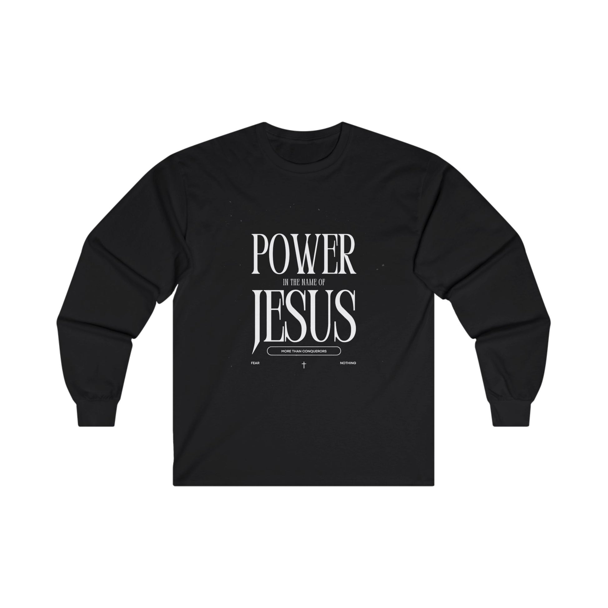 Power in the Name of Jesus Unisex Long Sleeve Tee - Faith-Based Spiritual Apparel