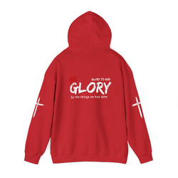 Collection of Glory to God Crown & Cross Unisex Hoodie in a gallery layout