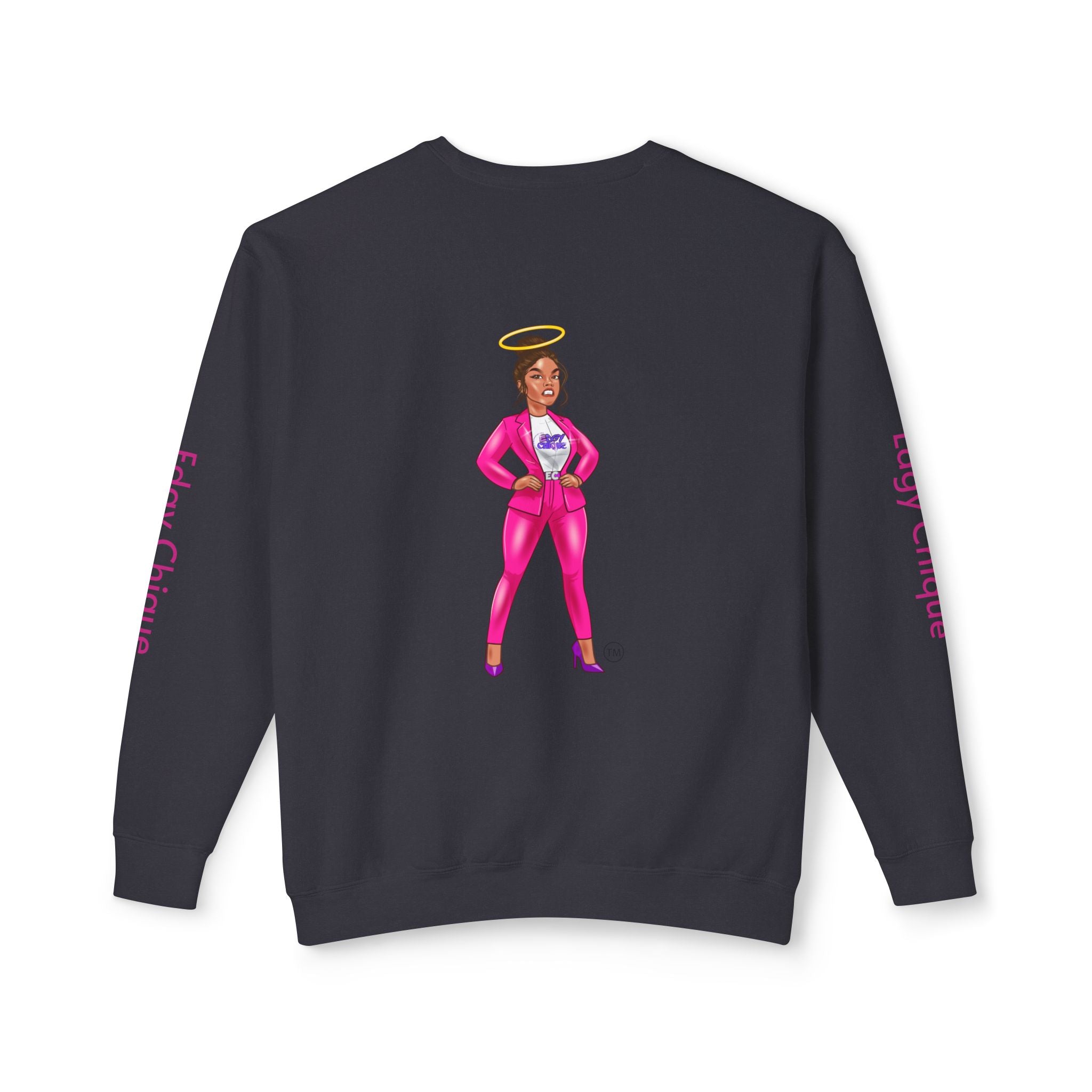 Collection of Rise Up Sheros Unisex Lightweight Crewneck Sweatshirt - Empowerment Gift for Women in a gallery layout