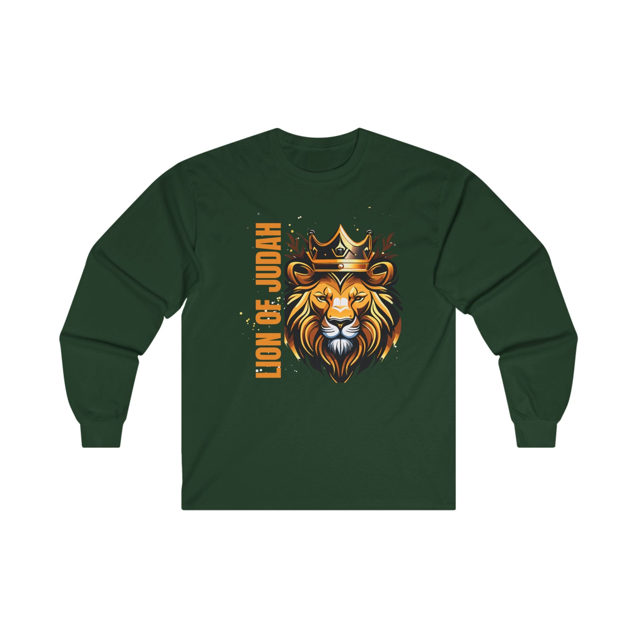 Collection of Lion of Judah Long Sleeve Tee - Unisex Ultra Cotton Shirt in a gallery layout