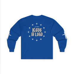 Collection of Faith-Inspired Unisex Long Sleeve Tee - 'Jesus is Lord' Design in a gallery layout