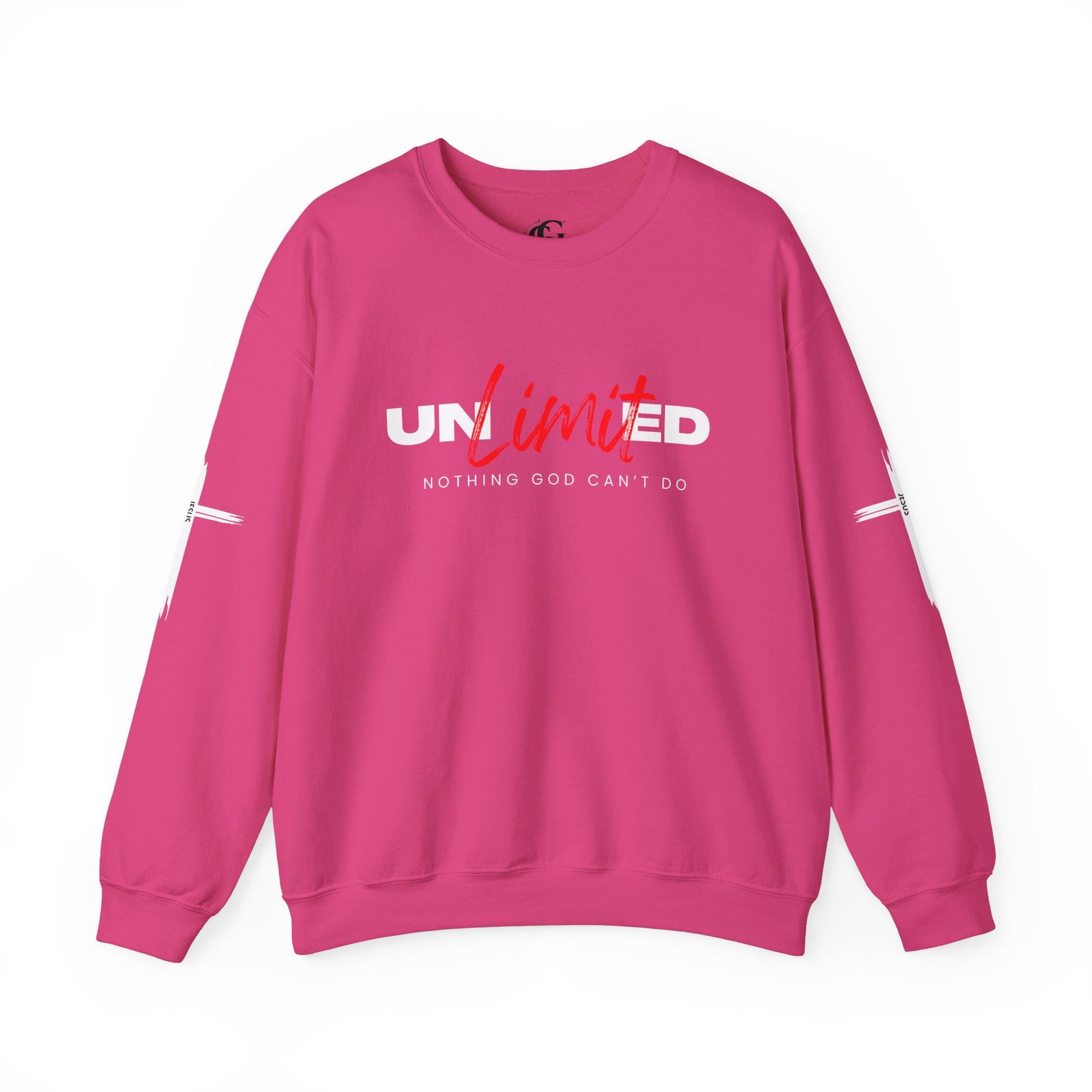 Unlimited "Nothing God Can't Do" Crewneck Sweatshirt - Motivational Everyday Wear