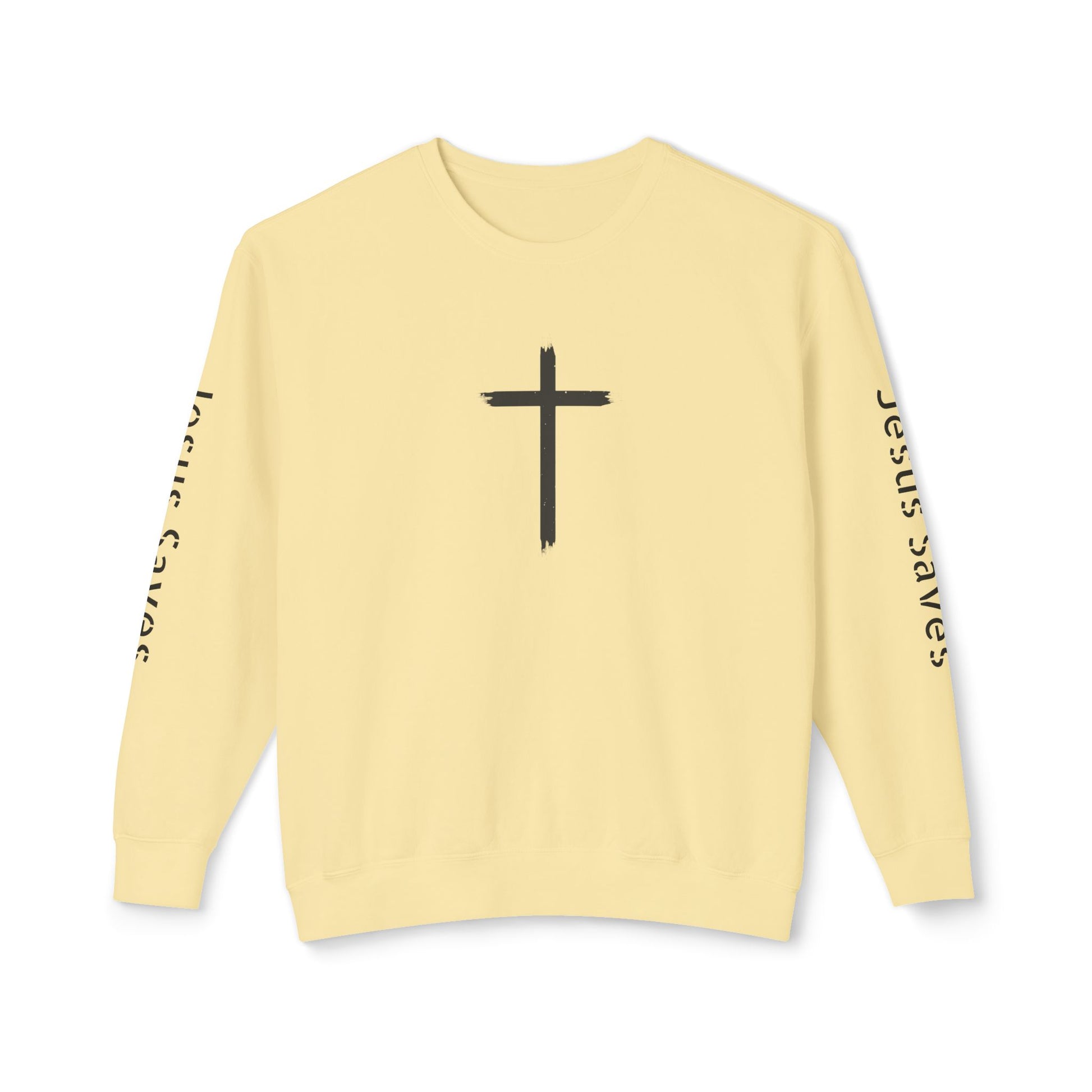 Inspirational Unisex Crewneck Sweatshirt - Glory Gear 'Jesus Saves' Design