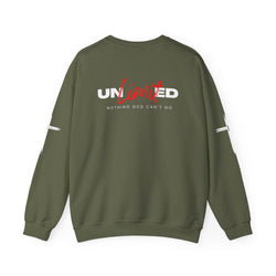 Collection of Unlimited "Nothing God Can't Do" Crewneck Sweatshirt - Motivational Everyday Wear in a gallery layout