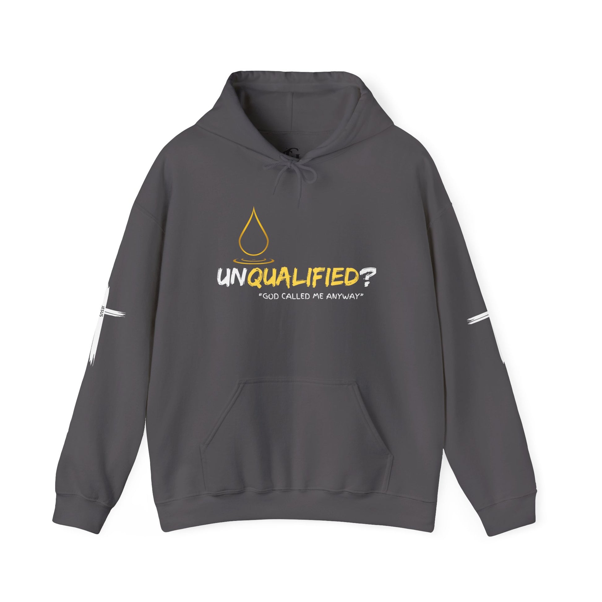 Unisex Hoodie: Unqualified? God Called Me Anyway - Faith-Inspired Apparel