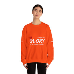 Collection of Glory to God for the Things He Has Done - Unisex Crewneck Sweatshirt in a gallery layout