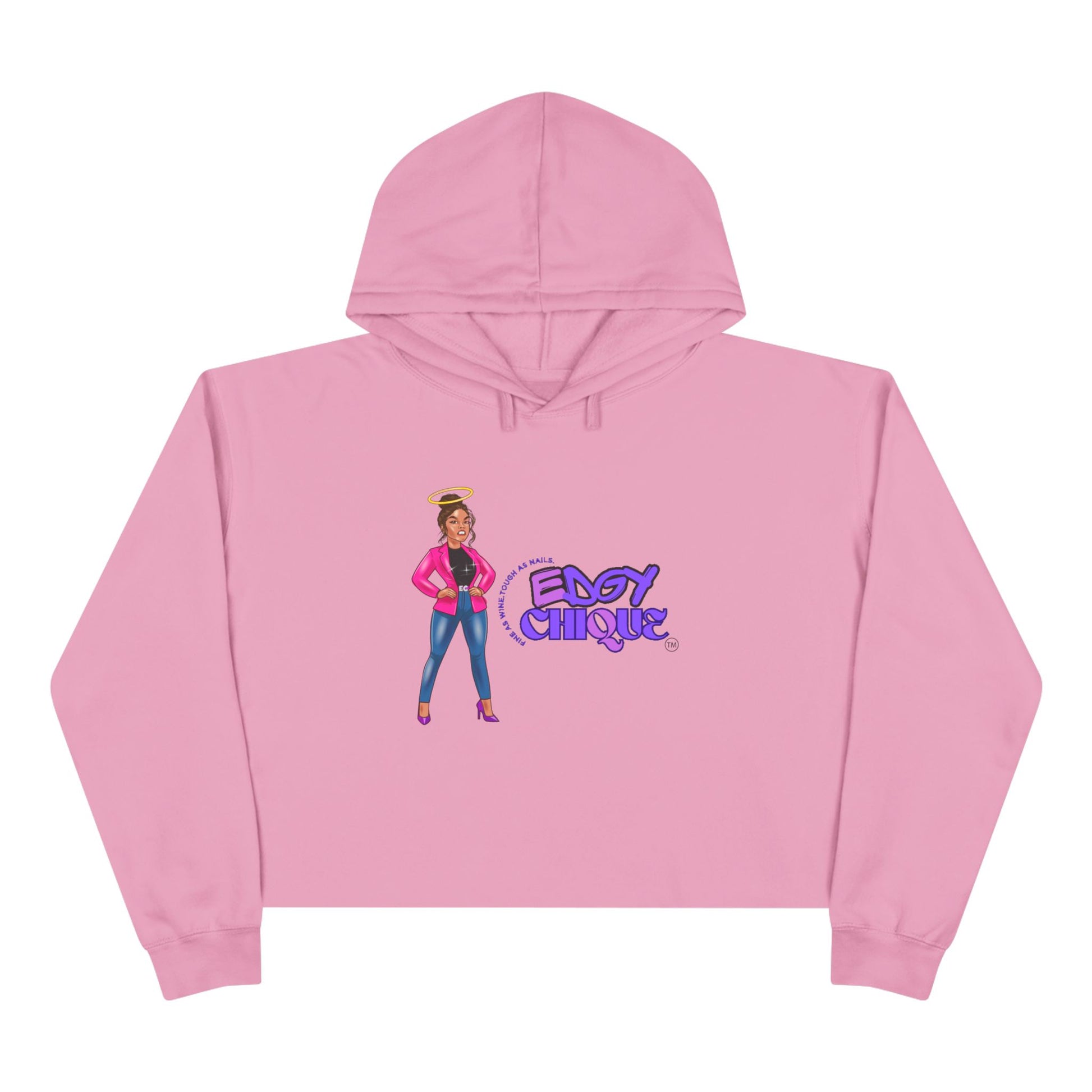 Edgy Chique Crop Hoodie