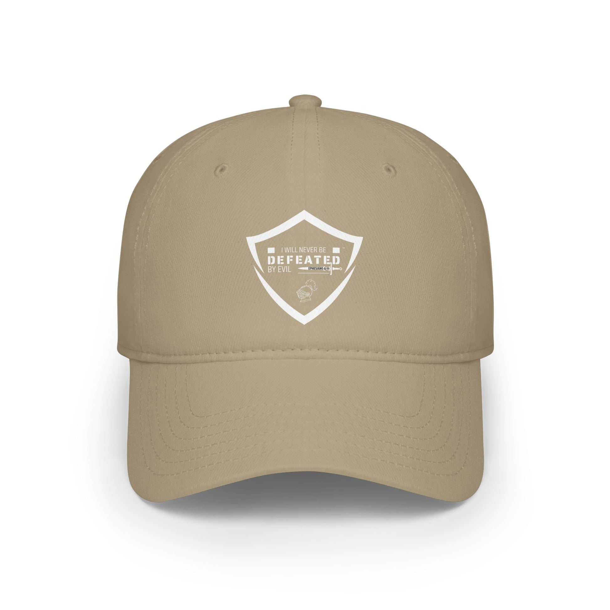 Overcome Evil Baseball Cap - Invincible & Never Defeated Design