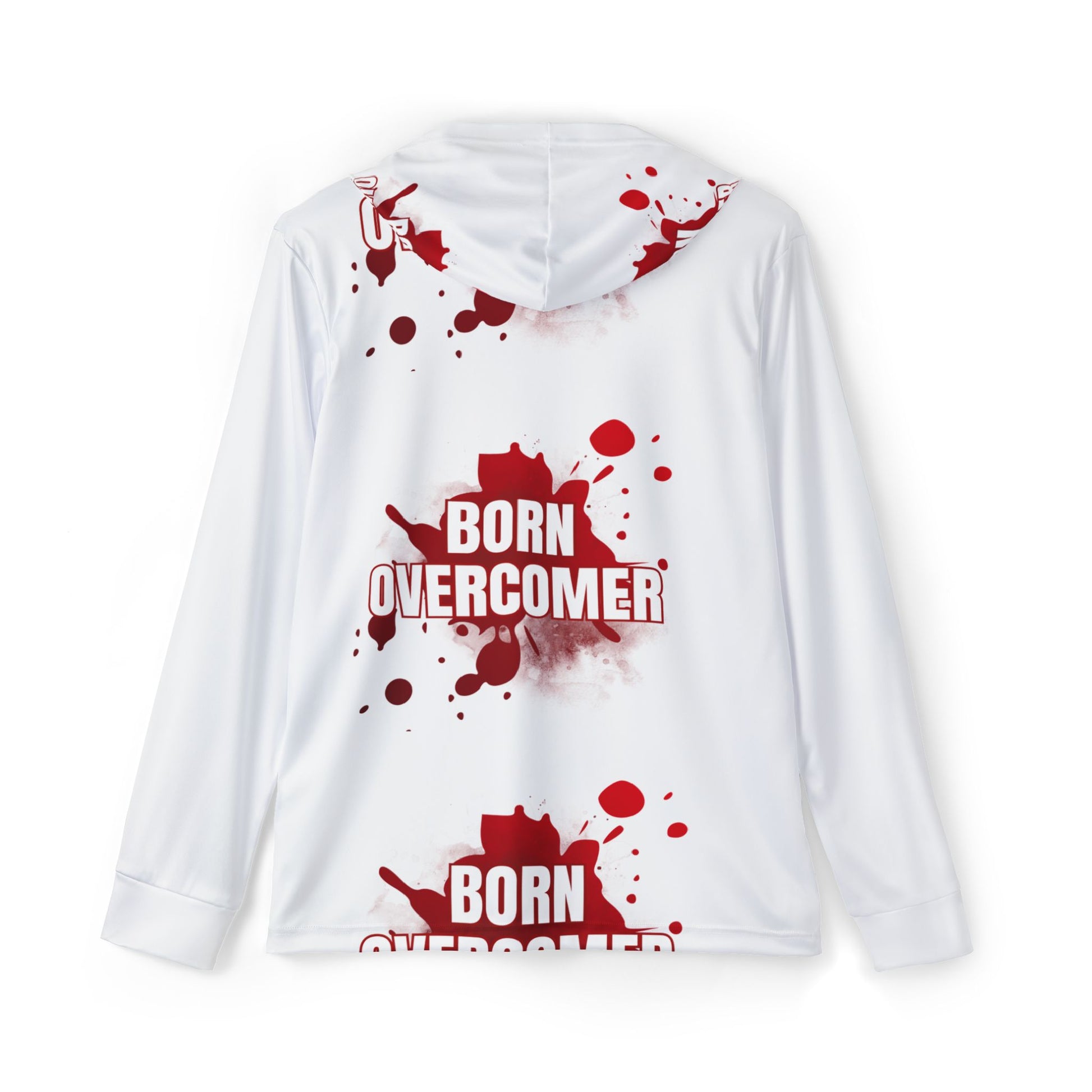 Born Overcomer Men's Sports Warmup Hoodie - Motivational Activewear for Athletes