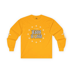 Collection of Faith-Inspired Unisex Long Sleeve Tee - 'Jesus is Lord' Design in a gallery layout