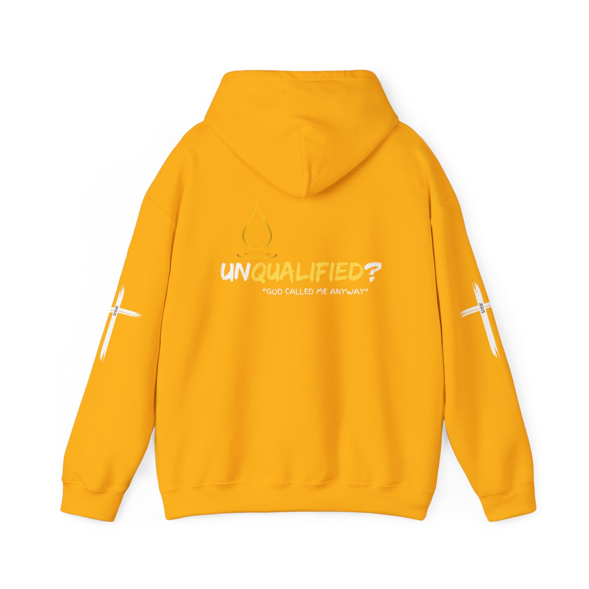 Unisex Hoodie: Unqualified? God Called Me Anyway - Faith-Inspired Apparel