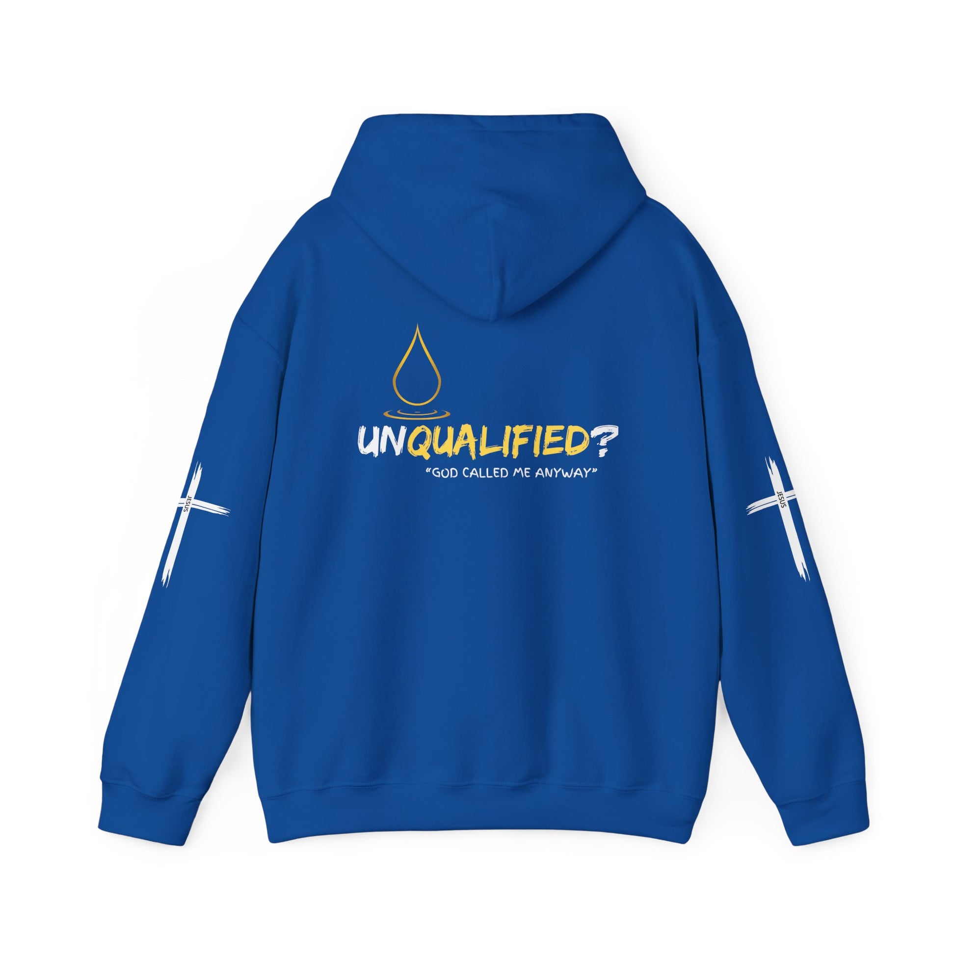 Unisex Hoodie: Unqualified? God Called Me Anyway - Faith-Inspired Apparel