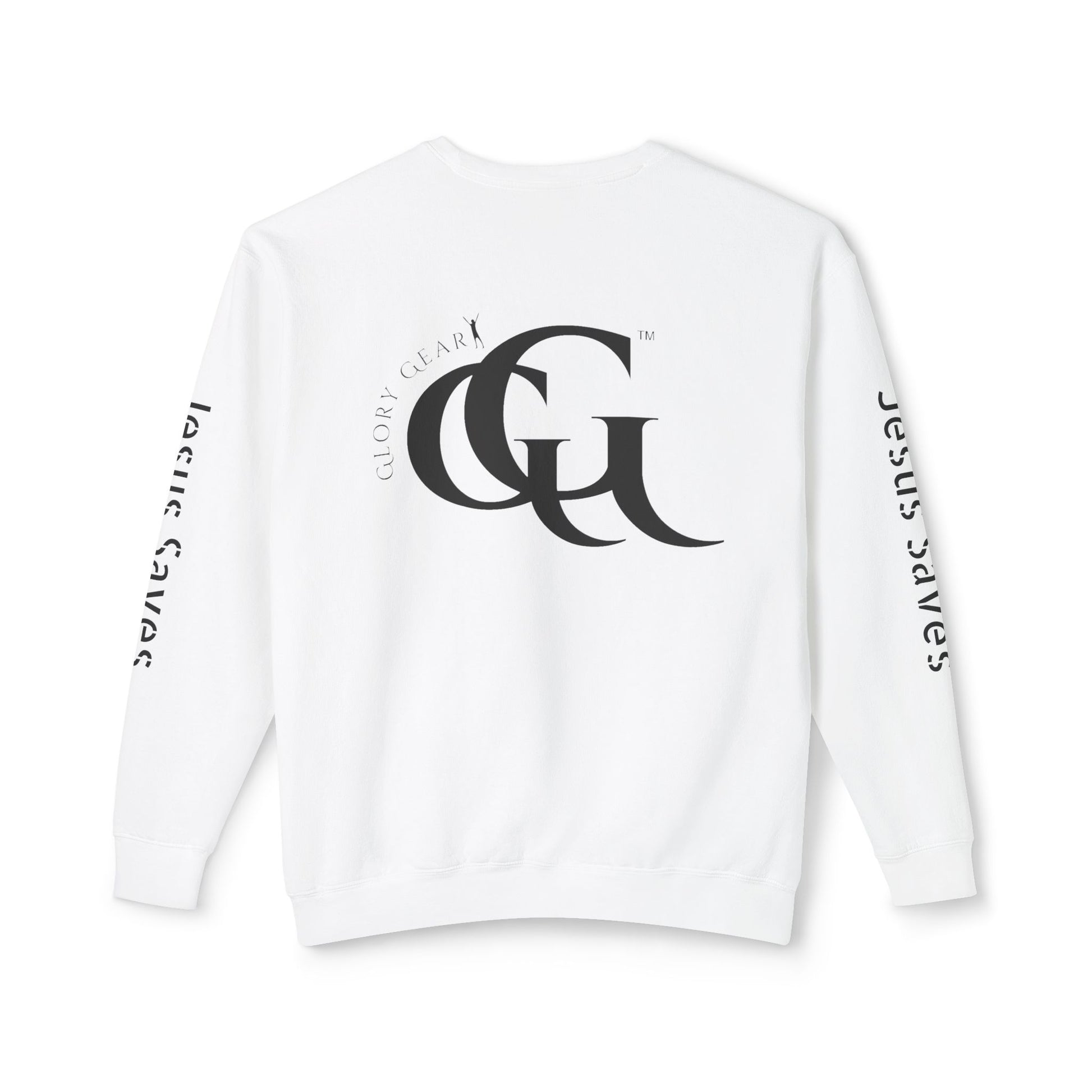 Inspirational Unisex Crewneck Sweatshirt - Glory Gear 'Jesus Saves' Design