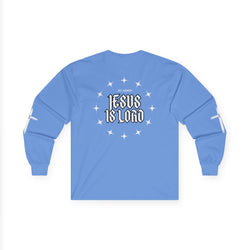 Collection of Faith-Inspired Unisex Long Sleeve Tee - 'Jesus is Lord' Design in a gallery layout