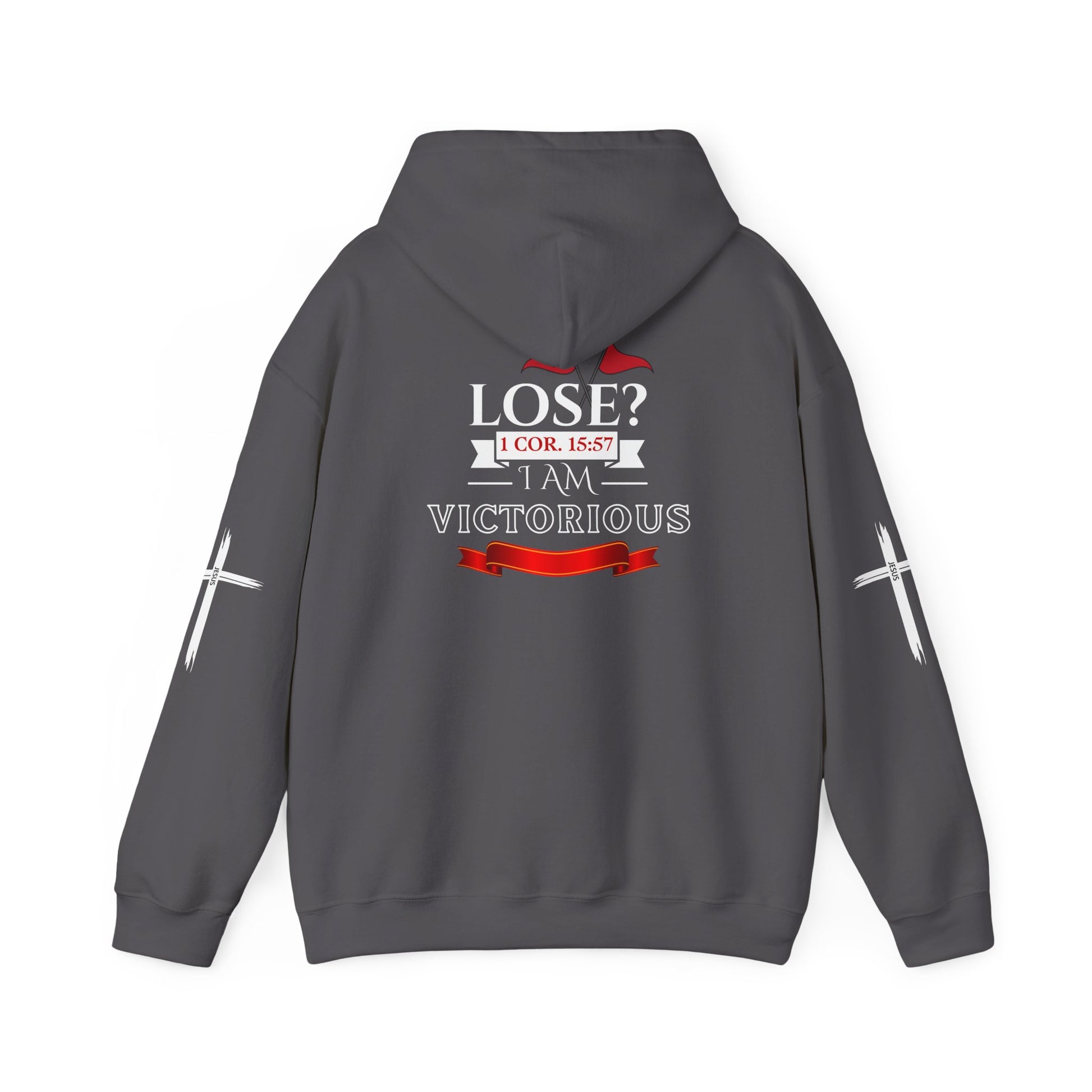 Victorious Faith Hooded Sweatshirt - Inspirational Christian Apparel