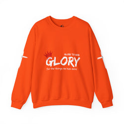 Collection of Glory to God for the Things He Has Done - Unisex Crewneck Sweatshirt in a gallery layout