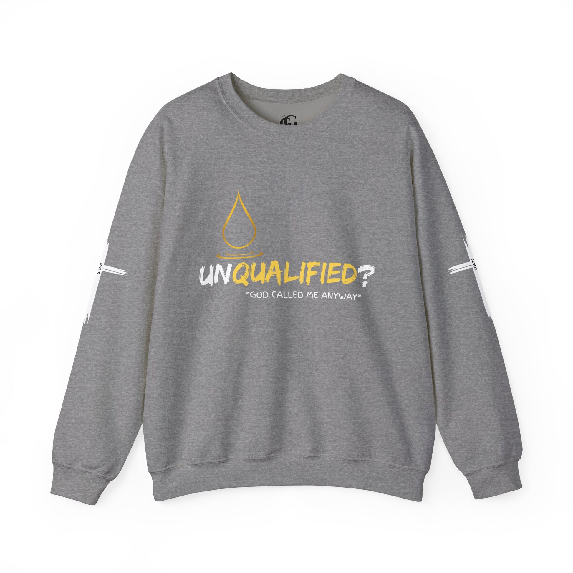 QUALIFIED "God Called Me Anyway" Unisex Crewneck Sweatshirt - Cozy Motivational Apparel