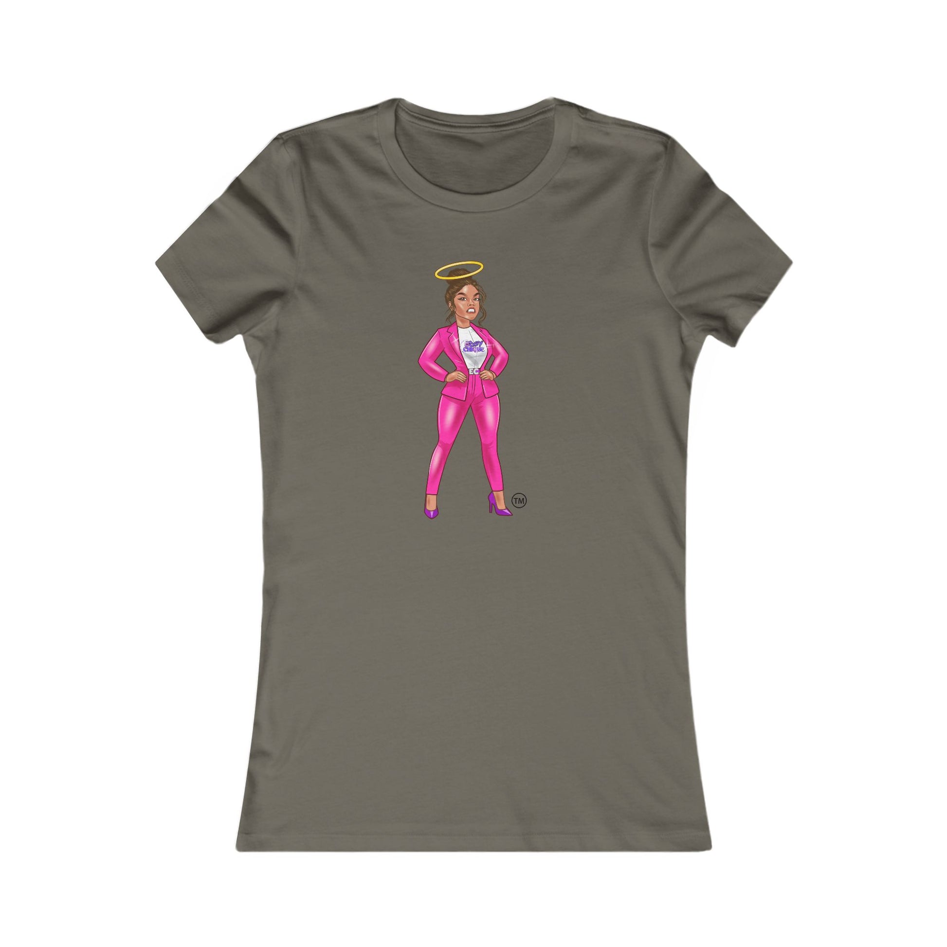 Edgy Chique Empowered Women’s Favorite Tee - Bold Graphic Tee with a Boss Lady Design