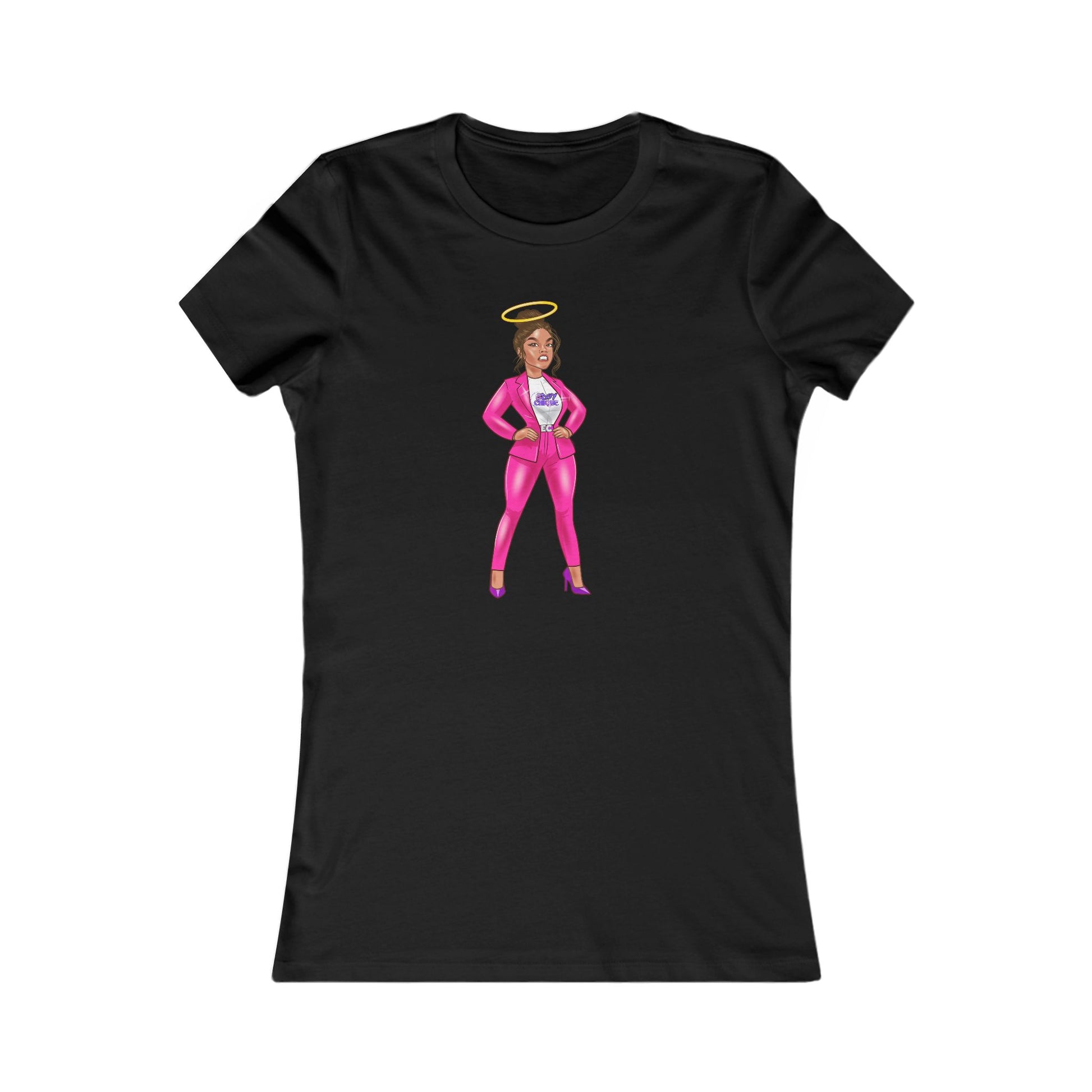 Edgy Chique Empowered Women’s Favorite Tee - Bold Graphic Tee with a Boss Lady Design