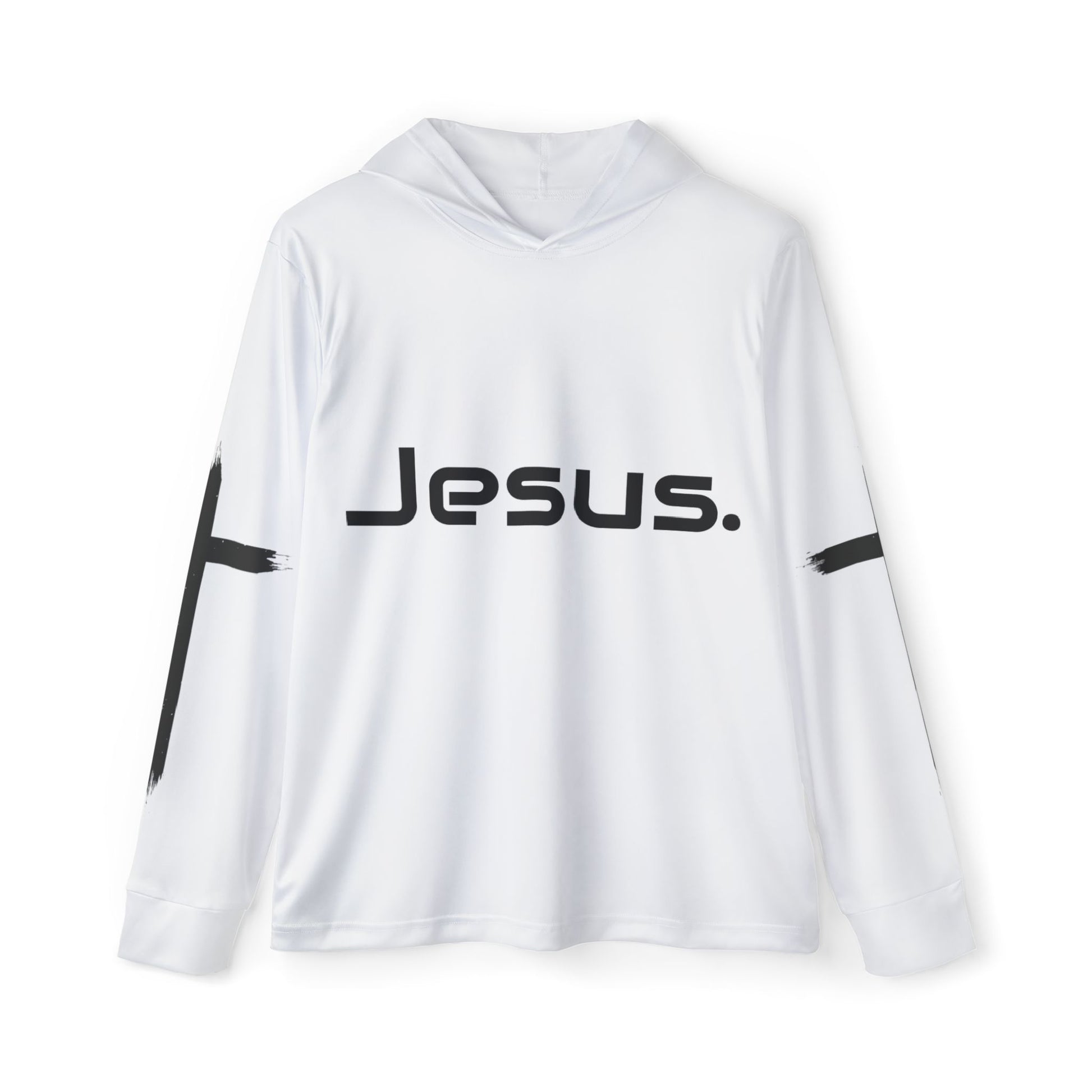 Glory Apparel Faith-Inspired Men's Sports Warmup Hoodie - Jesus Design