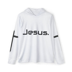 Collection of Glory Apparel Faith-Inspired Men's Sports Warmup Hoodie - Jesus Design in a gallery layout