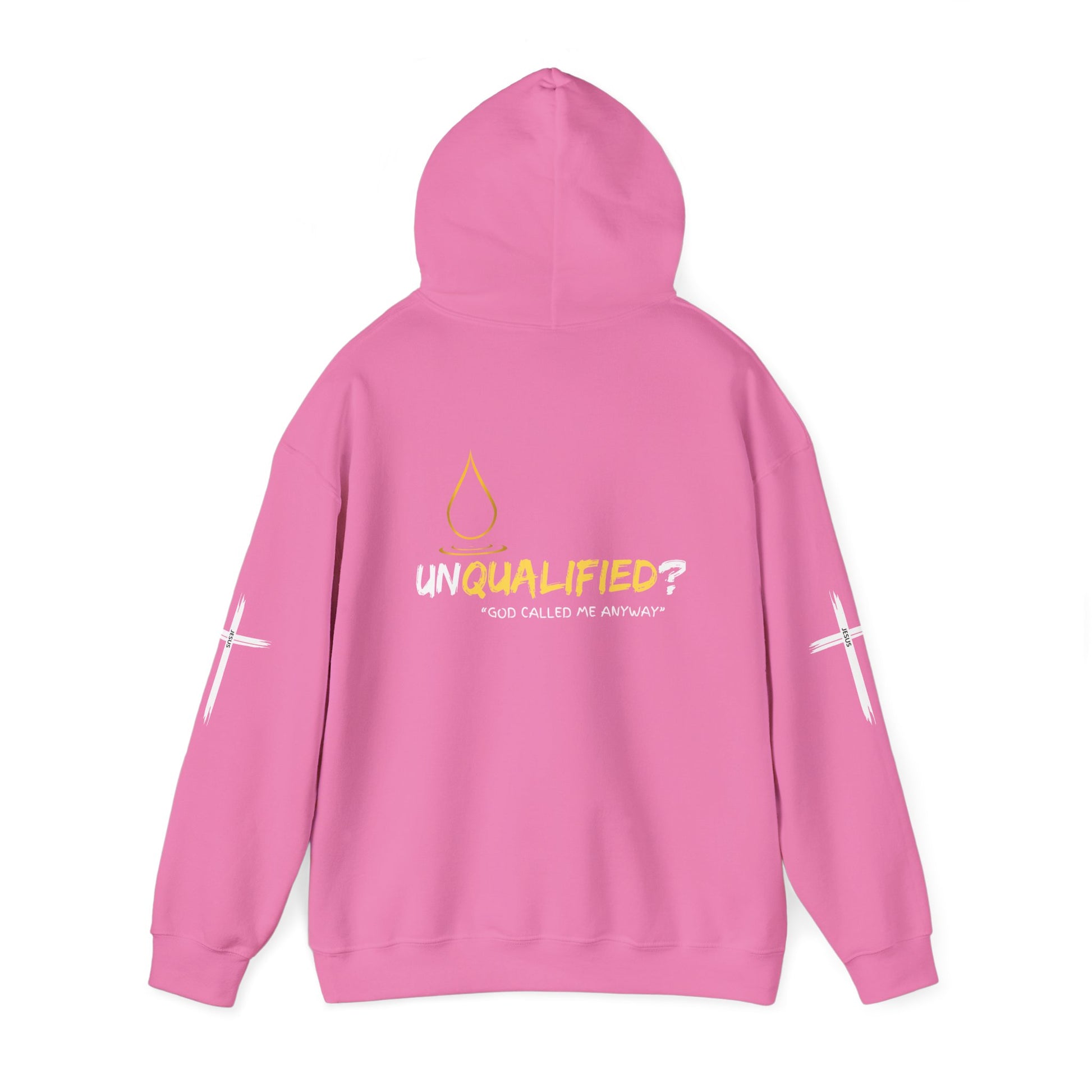 Unisex Hoodie: Unqualified? God Called Me Anyway - Faith-Inspired Apparel