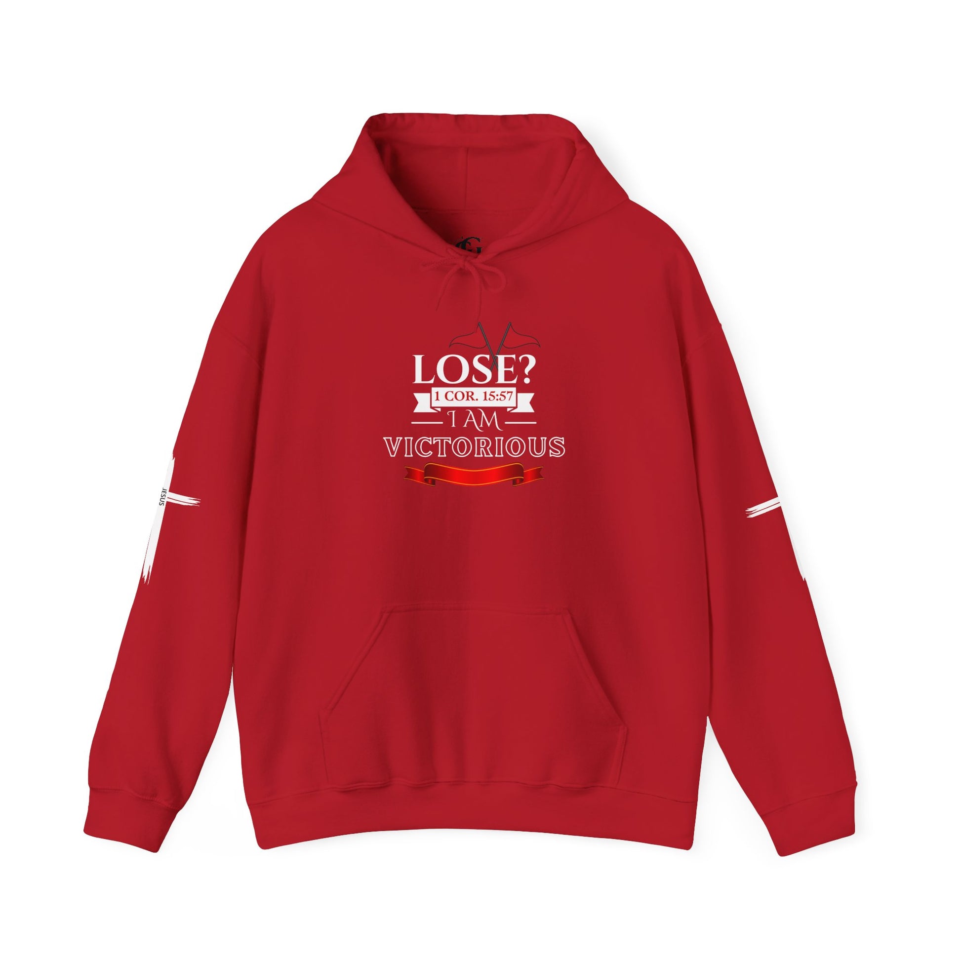 Victorious Faith Hooded Sweatshirt - Inspirational Christian Apparel