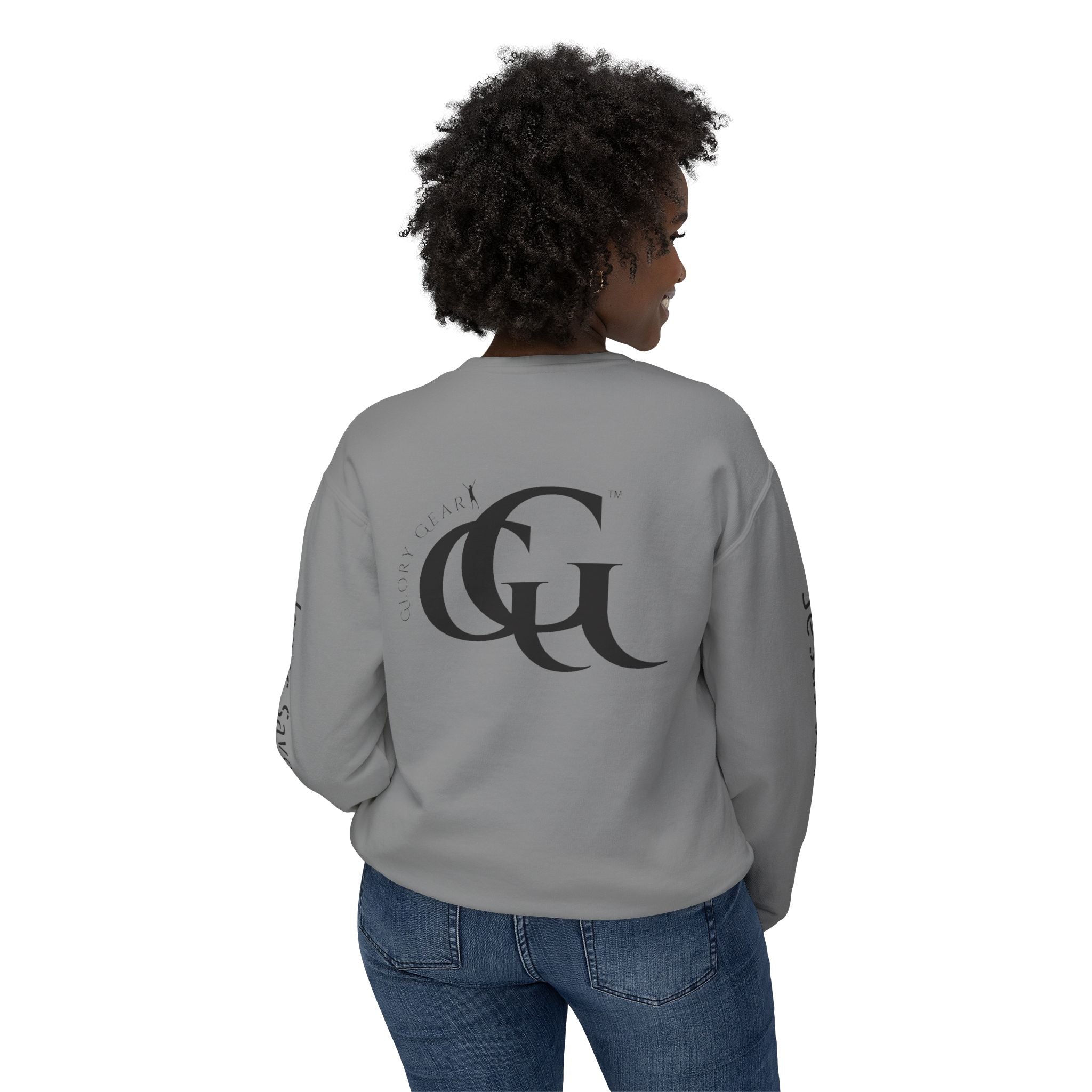 Collection of Inspirational Unisex Crewneck Sweatshirt - Glory Gear 'Jesus Saves' Design in a gallery layout