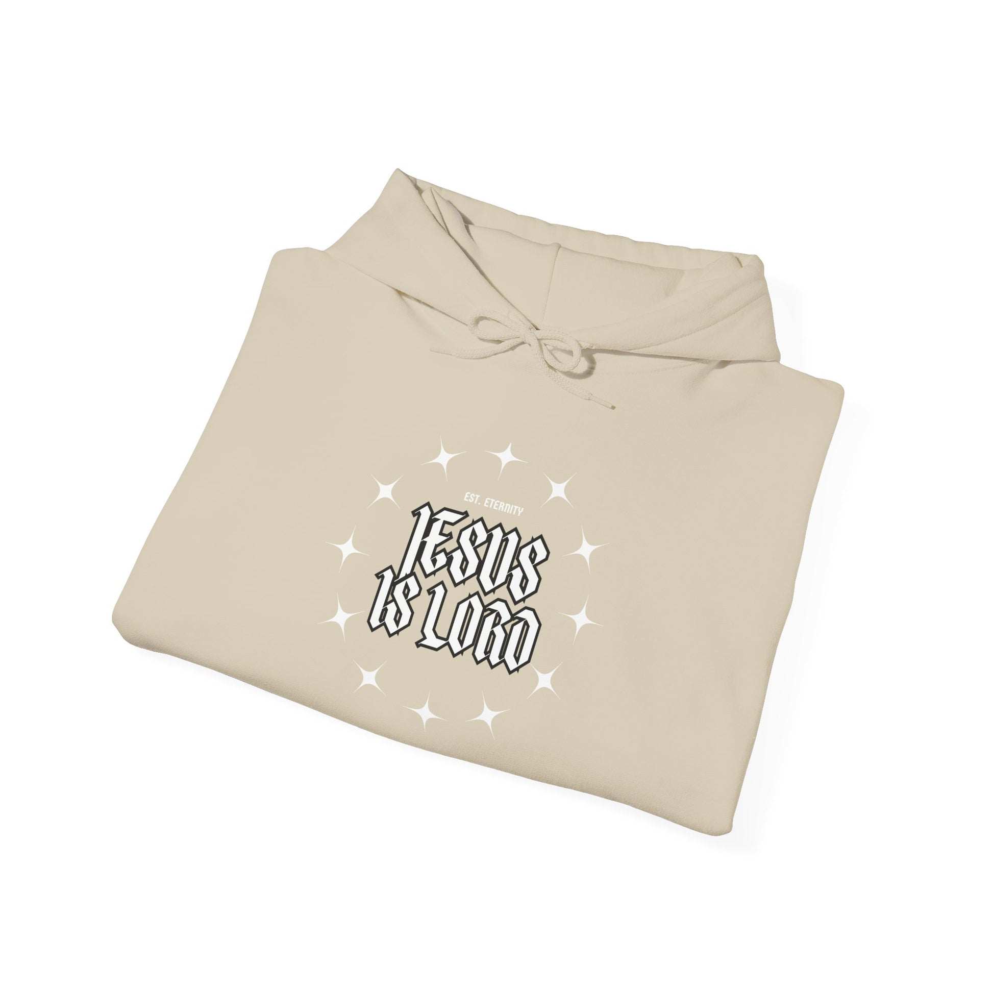 Unisex Heavy Hooded Sweatshirt - Jesus Is Lord Design