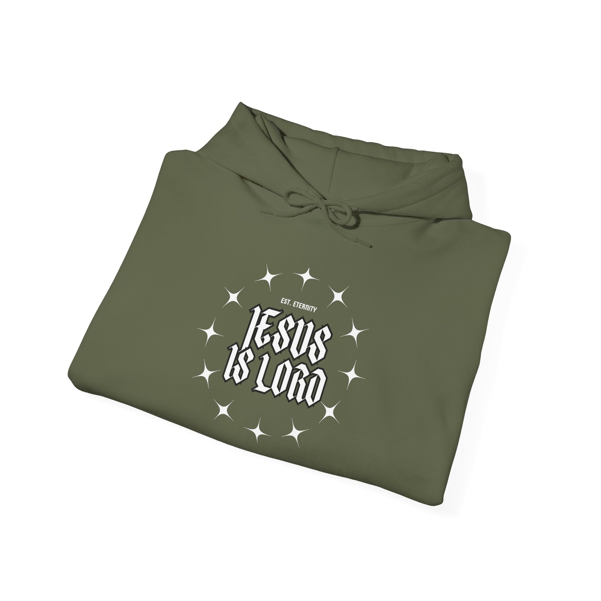 Unisex Heavy Hooded Sweatshirt - Jesus Is Lord Design