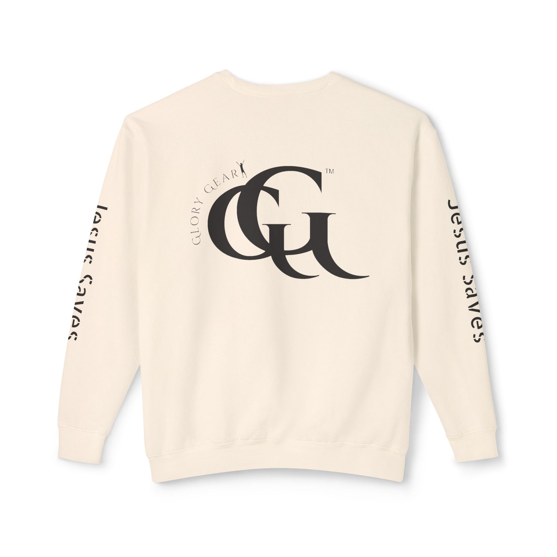 Inspirational Unisex Crewneck Sweatshirt - Glory Gear 'Jesus Saves' Design