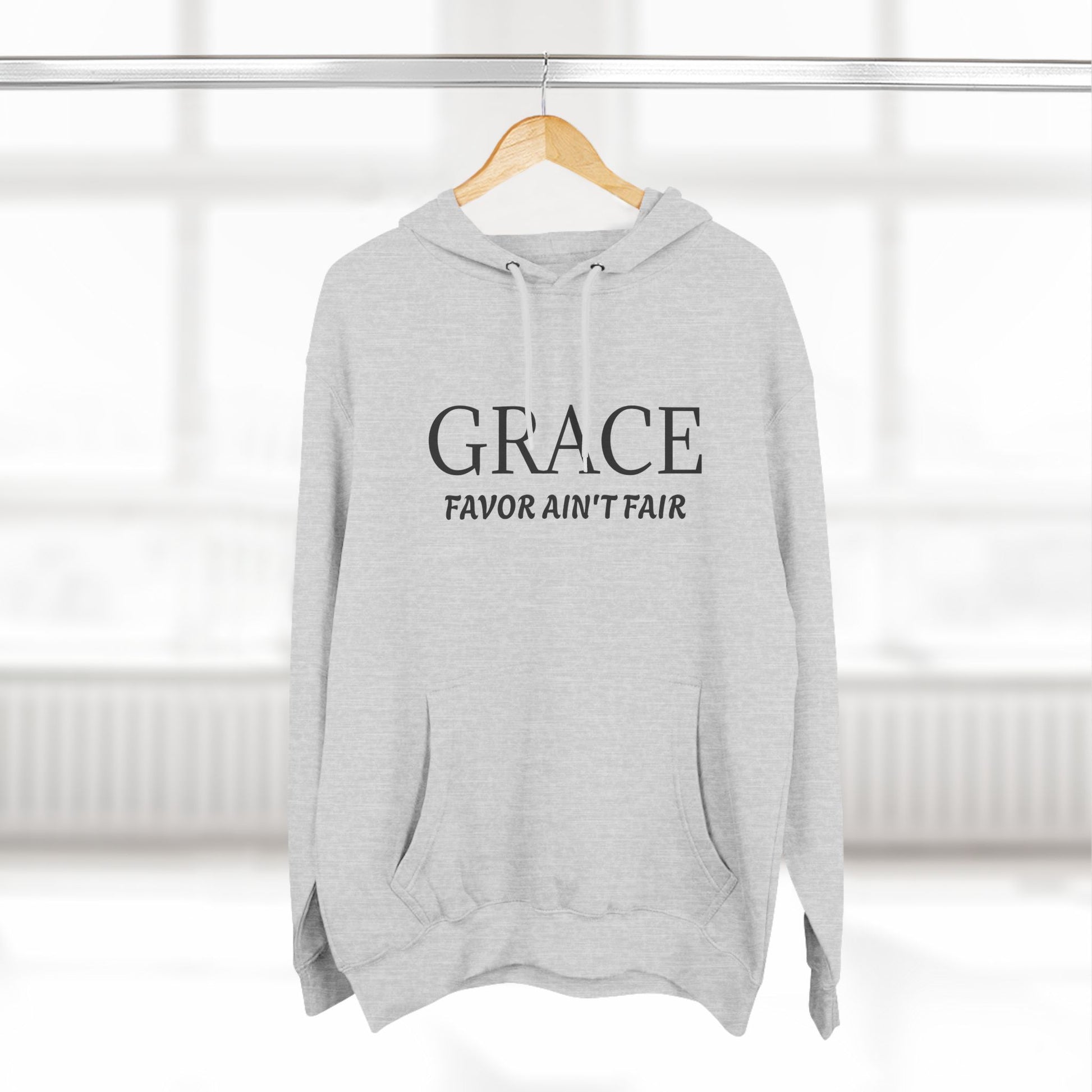 Grace Favor Ain't Fair Hoodie - Cozy Inspirational Fleece