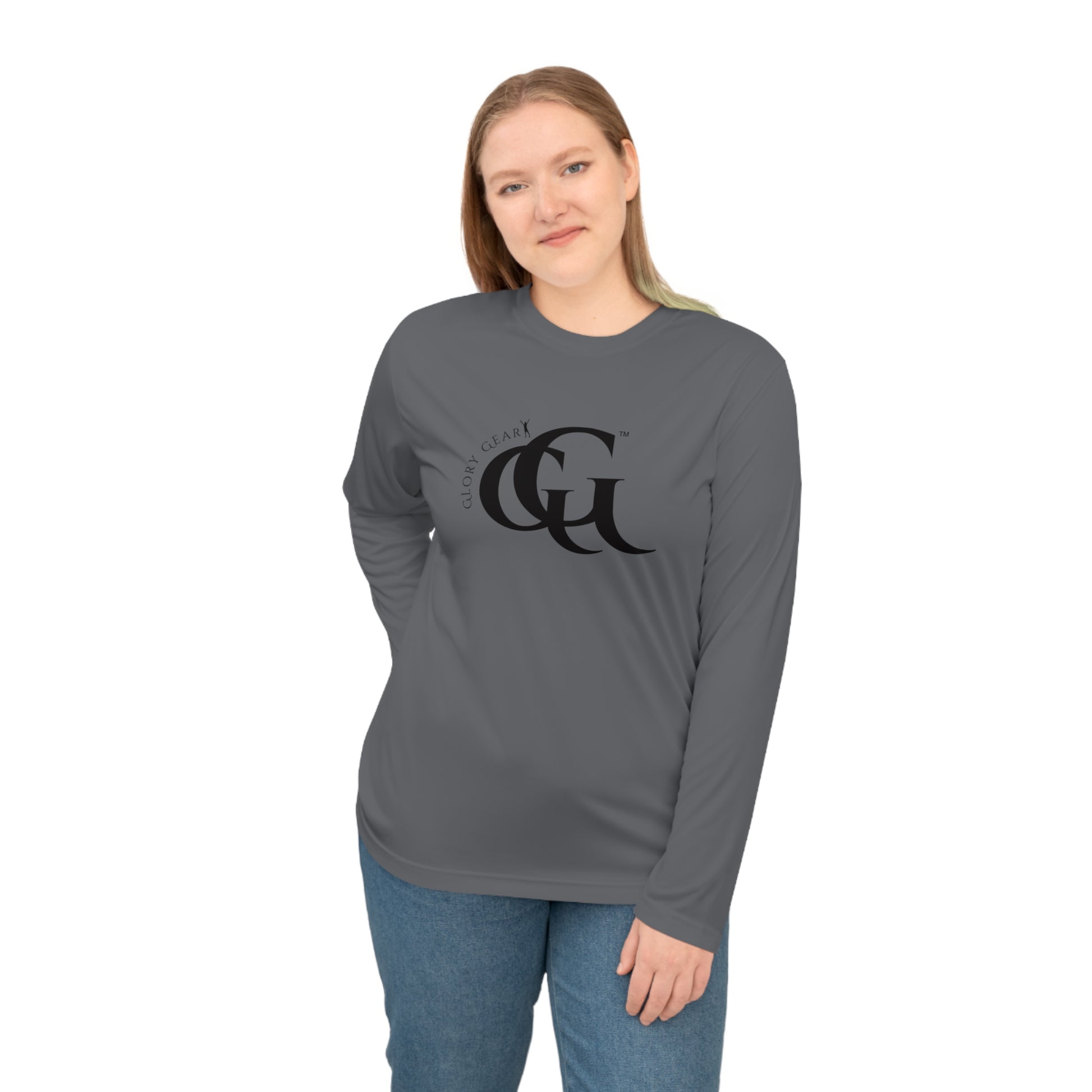 Unisex Performance Long Sleeve Shirt - 'Glory Gear' Athletic Tee for Fitness Enthusiasts